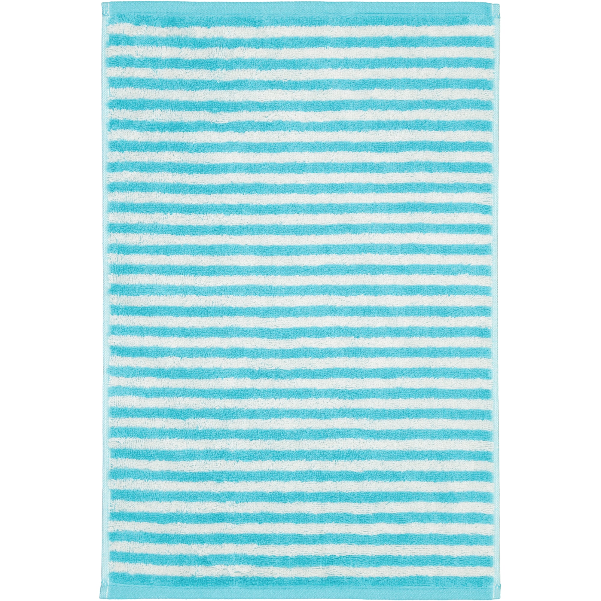 Cawö Handtücher Campus Ringel 955 türkis - 41 - Gästetuch 30x50 cm