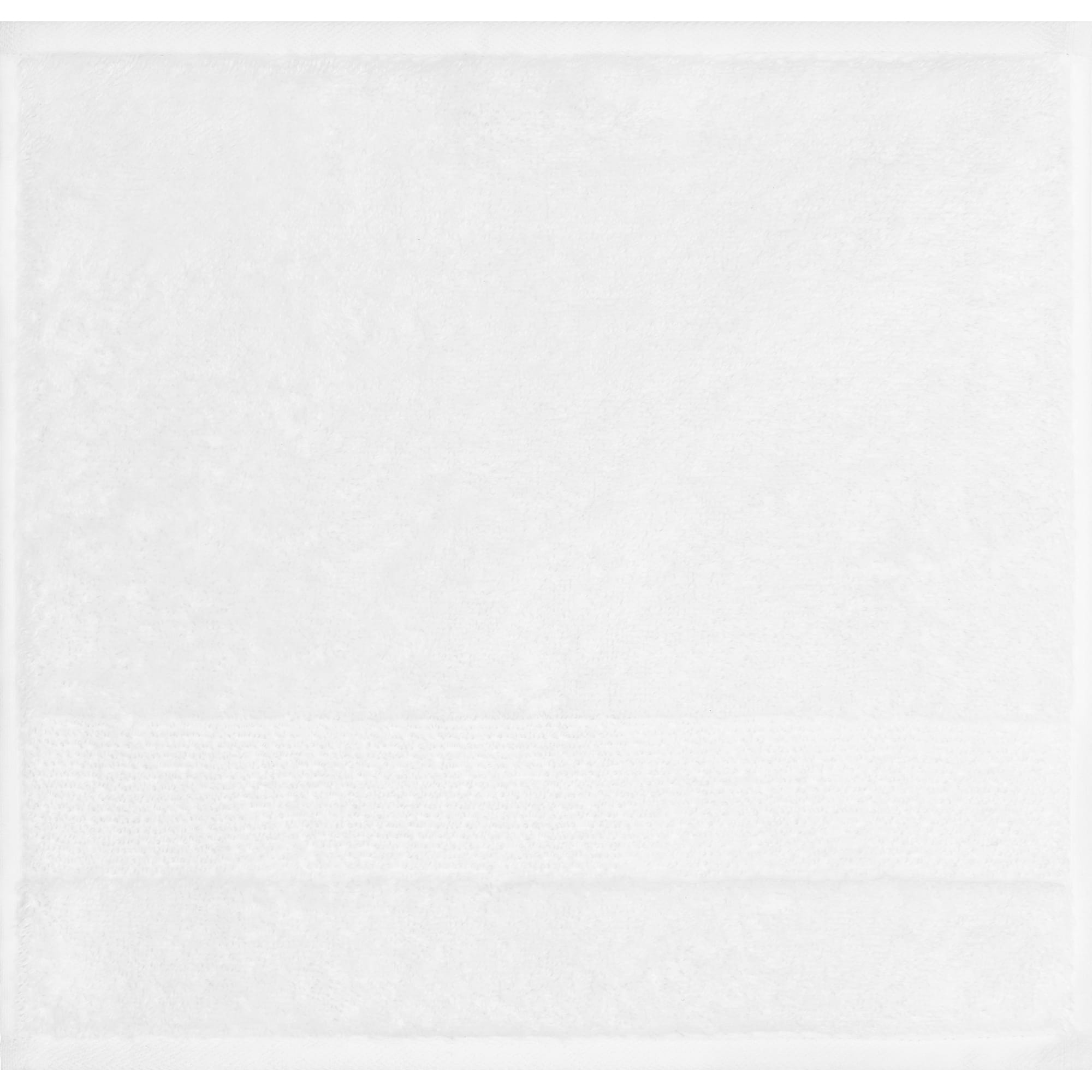 Cawö Handtücher THE LUXURY 5000 weiß - 600 - Seiflappen 30x30 cm