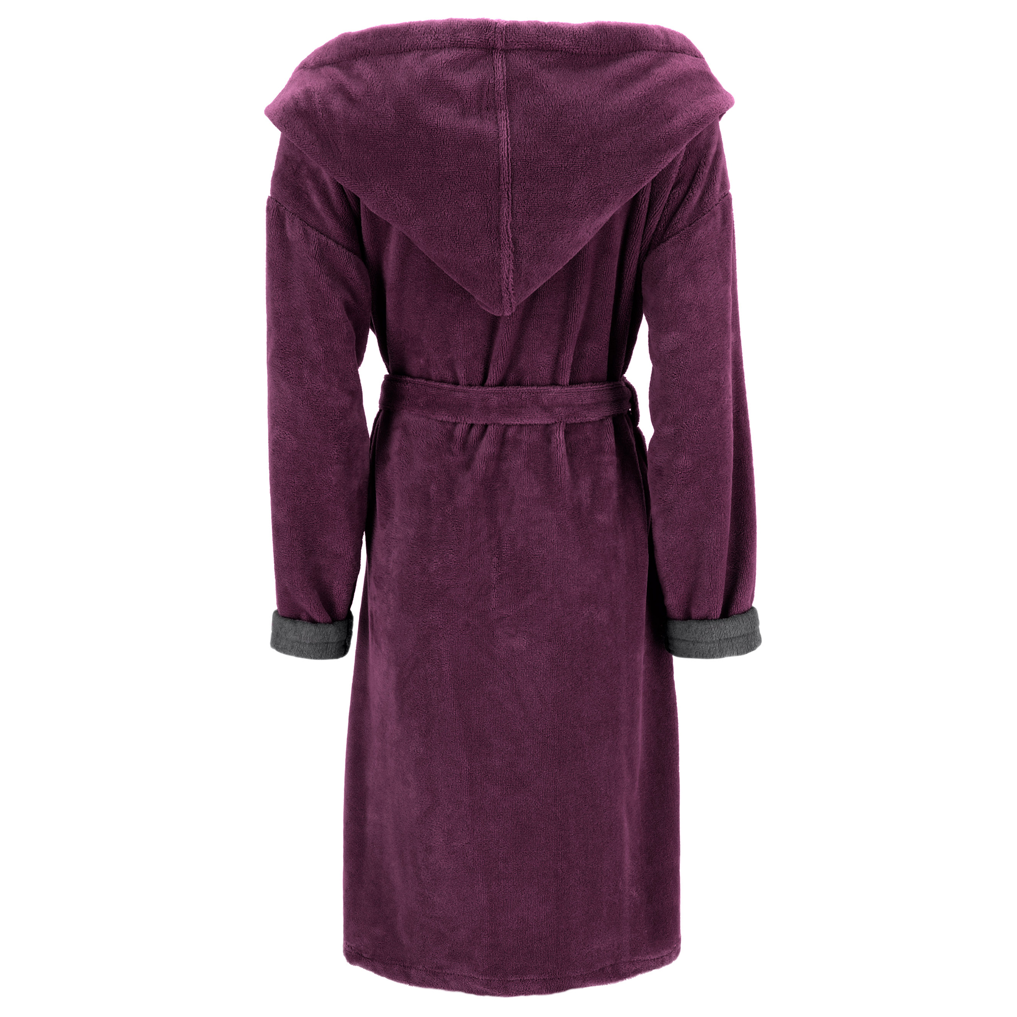 Vossen Bademäntel Damen Kapuze Balance Carmen elderberry/graphit - 0002