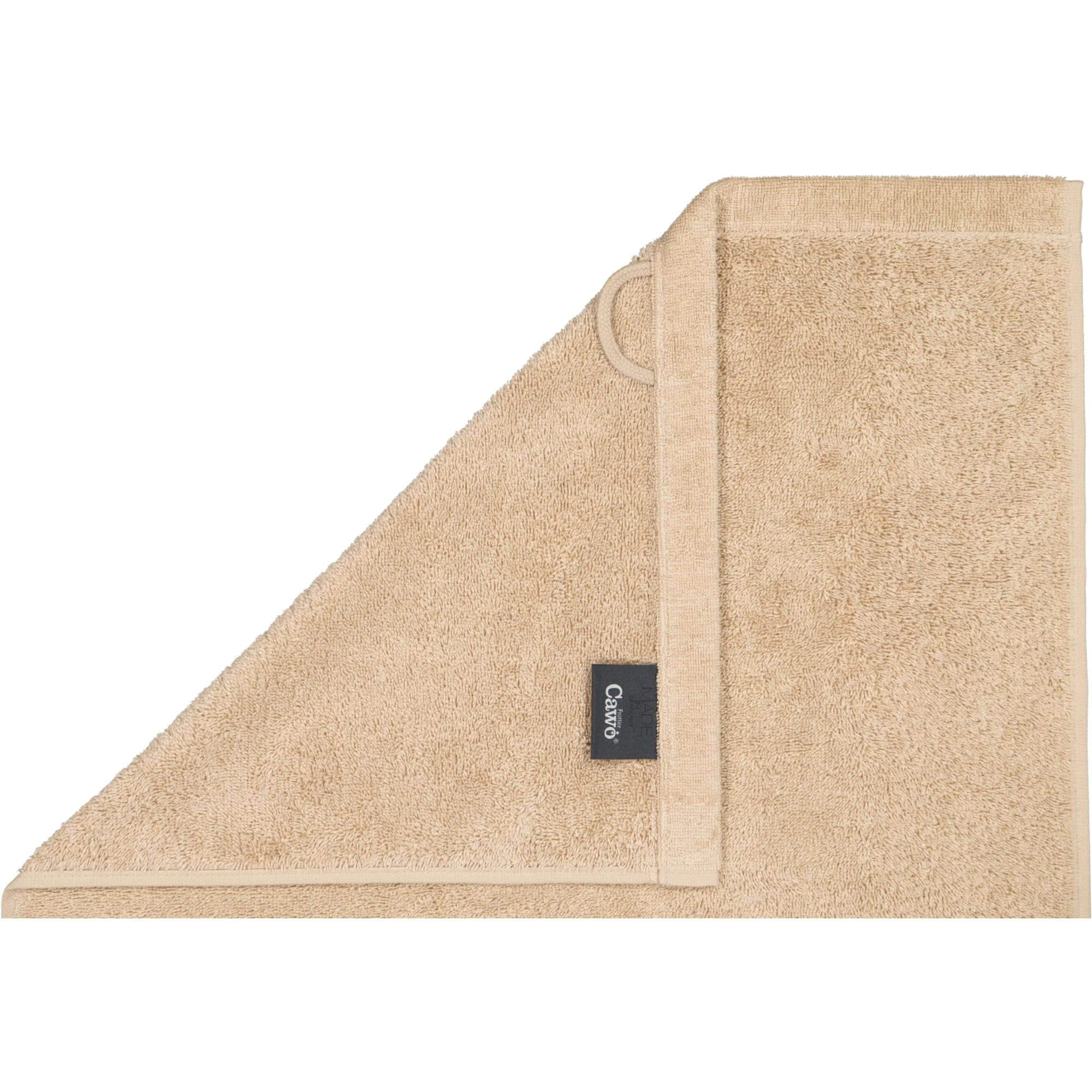 Cawö Handtücher Lifestyle Uni 7007 mandel - 328 - Waschhandschuh 16x22 cm