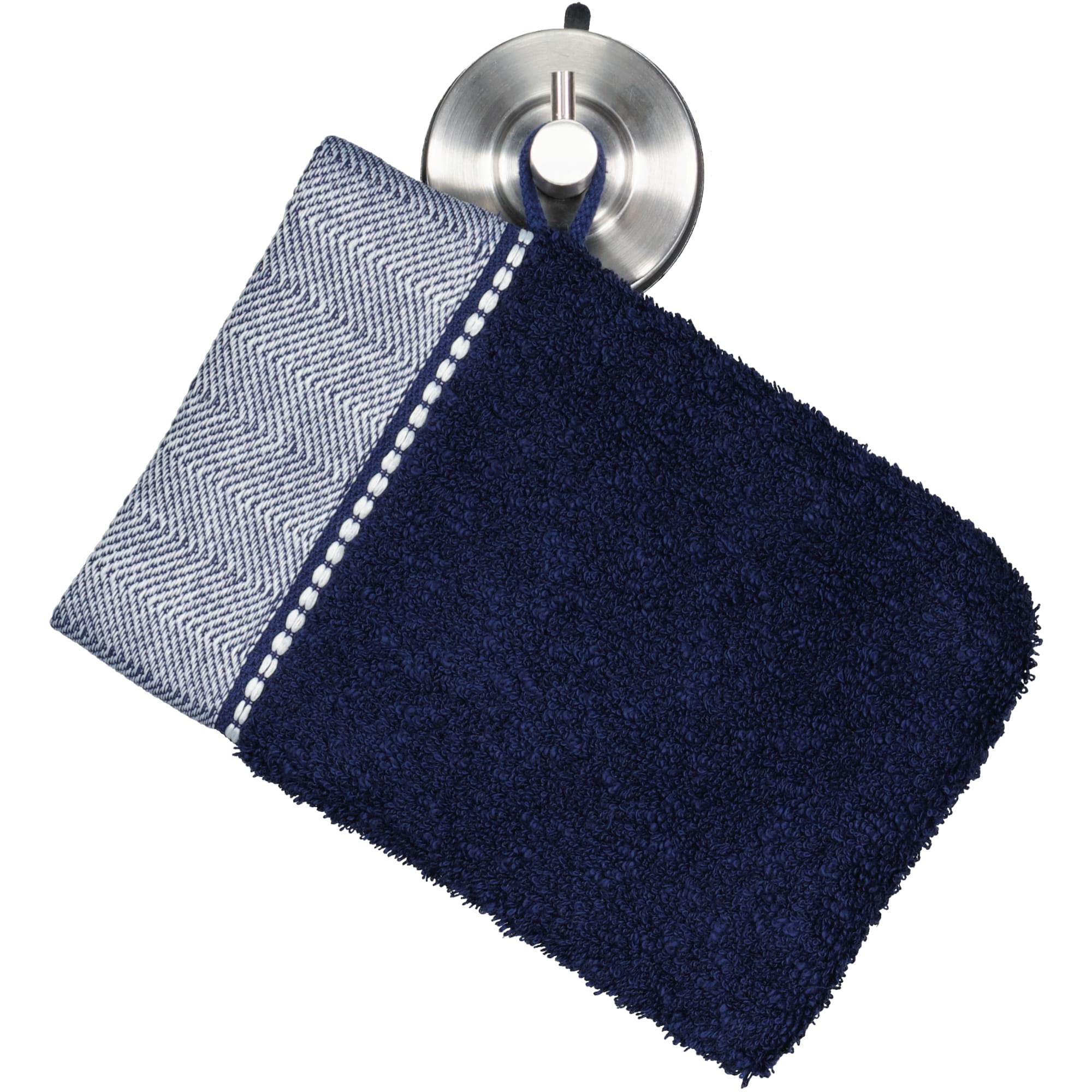 Möve Handtücher Brooklyn Uni deep sea - 596 - Waschhandschuh 15x20 cm