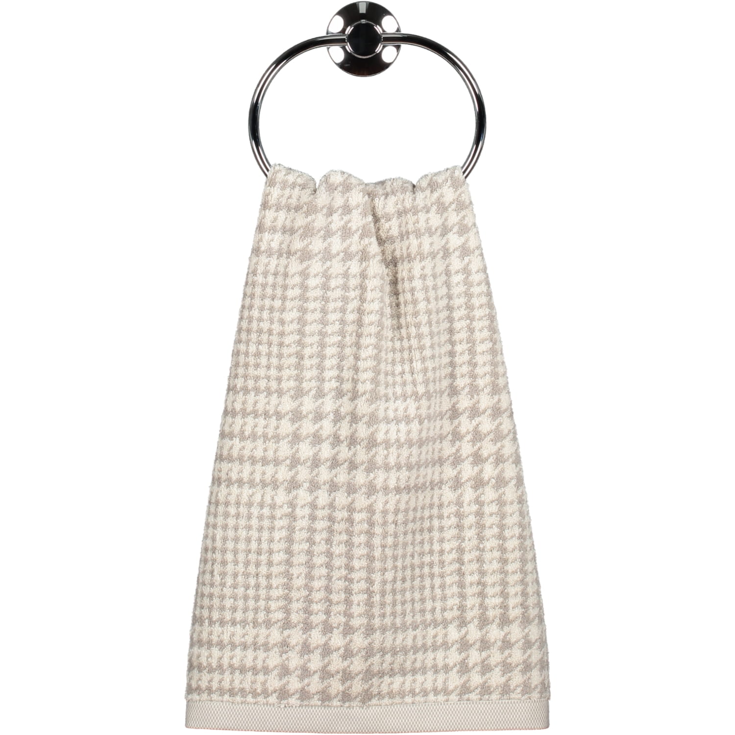Möve - Brooklyn Glencheck - Farbe:  nature/cashmere - 071 (1-0569/8970) - Handtuch 50x100 cm