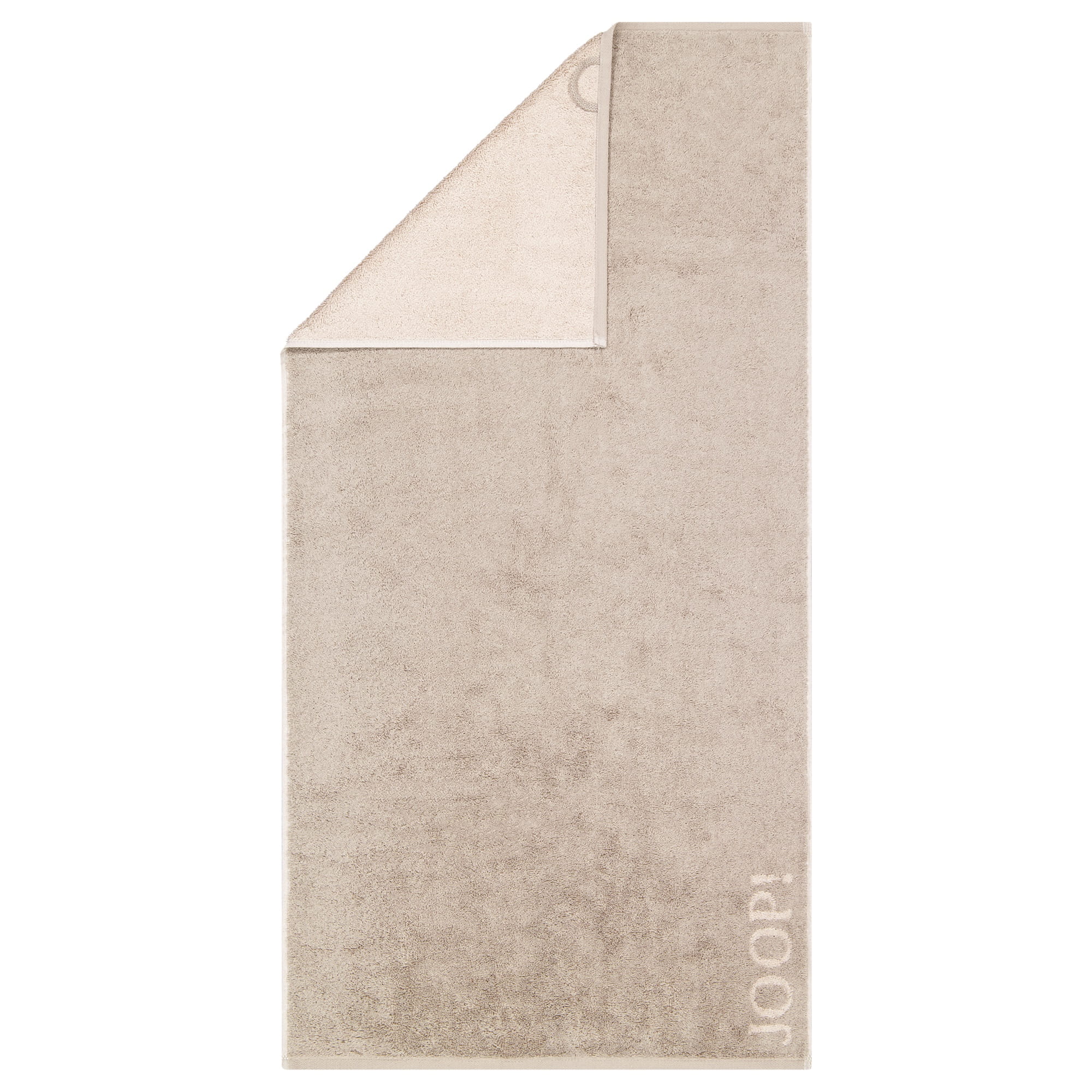 JOOP! Handtücher Contour Doubleface 1716 Taupe - 73 - Handtuch 50x100 cm
