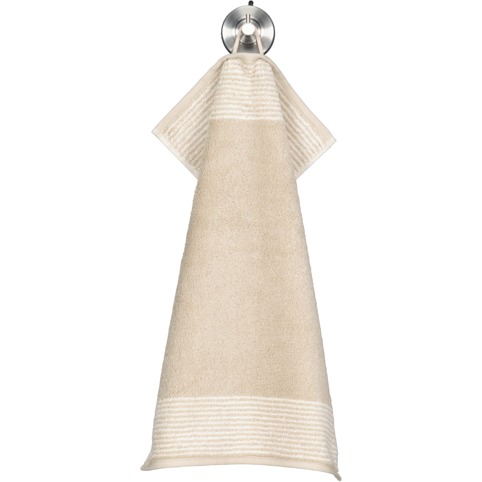 Cawö - Luxury Home Two-Tone 590 - Farbe: sand - 33 - Gästetuch 30x50 cm
