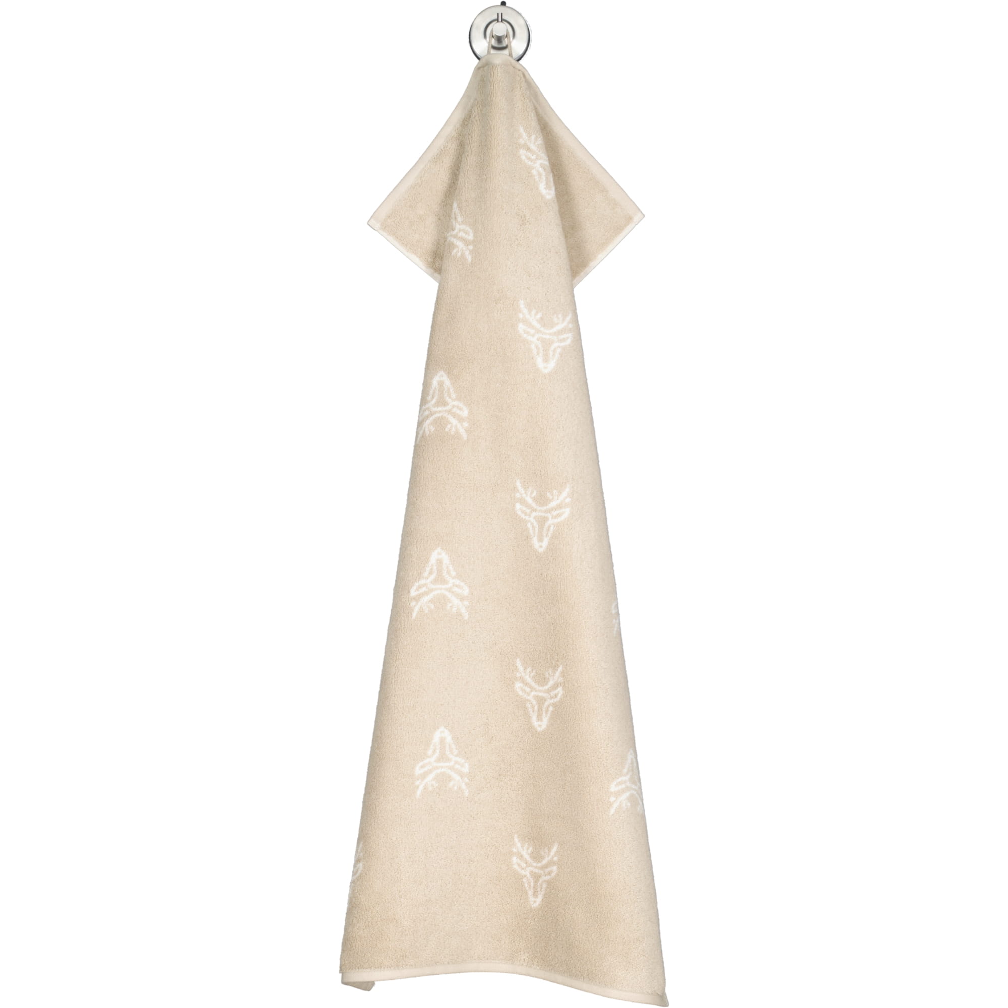 Cawö Handtücher Alpenchic Edition Allover 6229 natur - 33 - Handtuch 50x100 cm