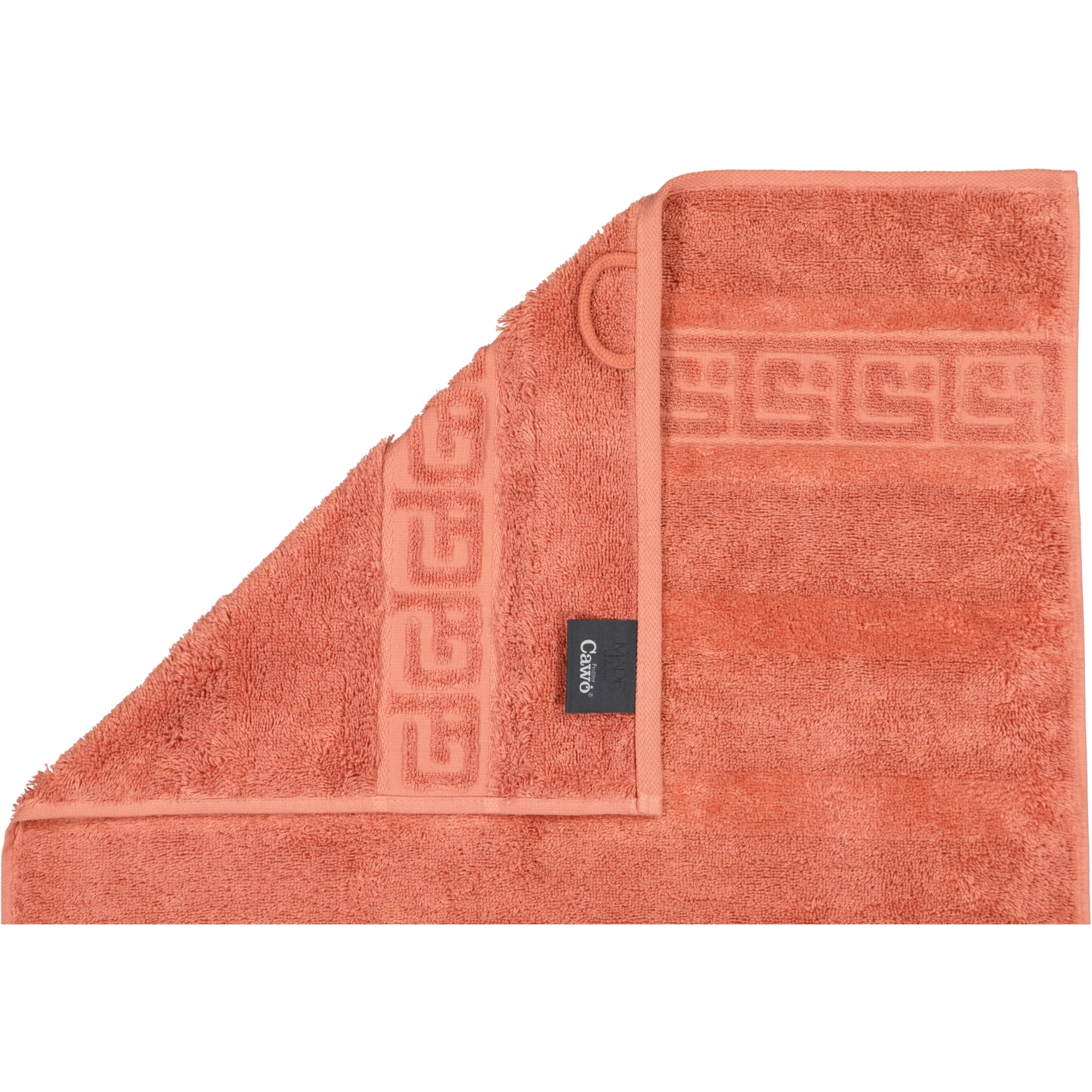 Cawö Handtücher Noblesse Uni 1001 brick - 387 - Handtuch 50x100 cm