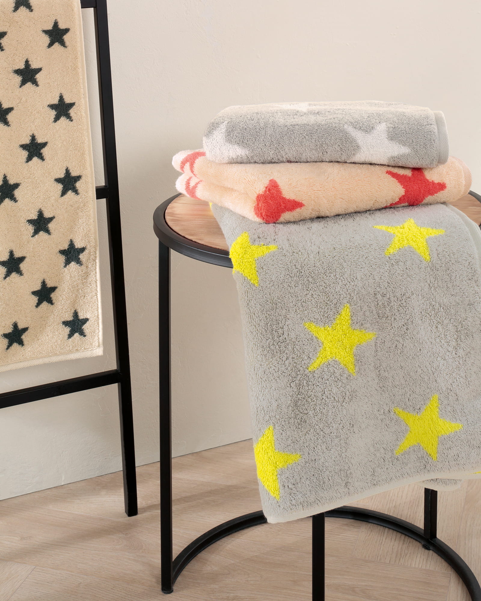 Cawö Handtücher NEW STARS Sterne klein 6261 platin/weiß - 76 - Gästetuch 30x50 cm