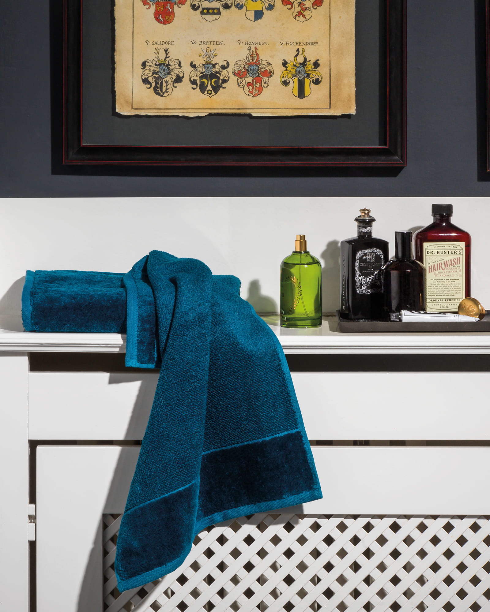 Möve Bamboo Luxe - Farbe: deep lake - 386 (1-1104/5244) - Handtuch 50x100 cm