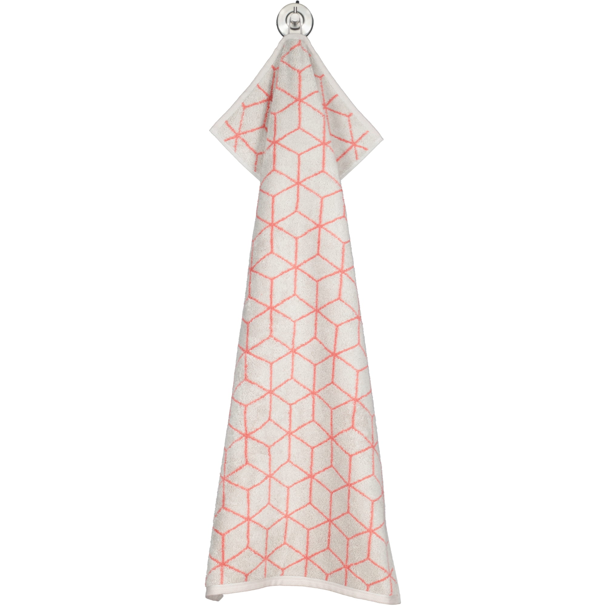 Villeroy & Boch Coordinates Carré Colors 2559 french linen/coral - 72 - Handtuch 50x100 cm