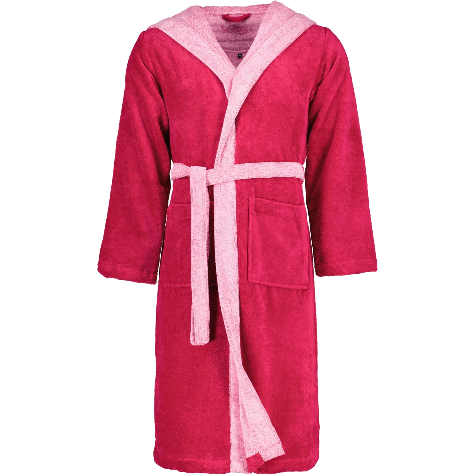 Vossen Bademantel unisex Poppy  - Farbe: cranberry - 002 (161903) - XL