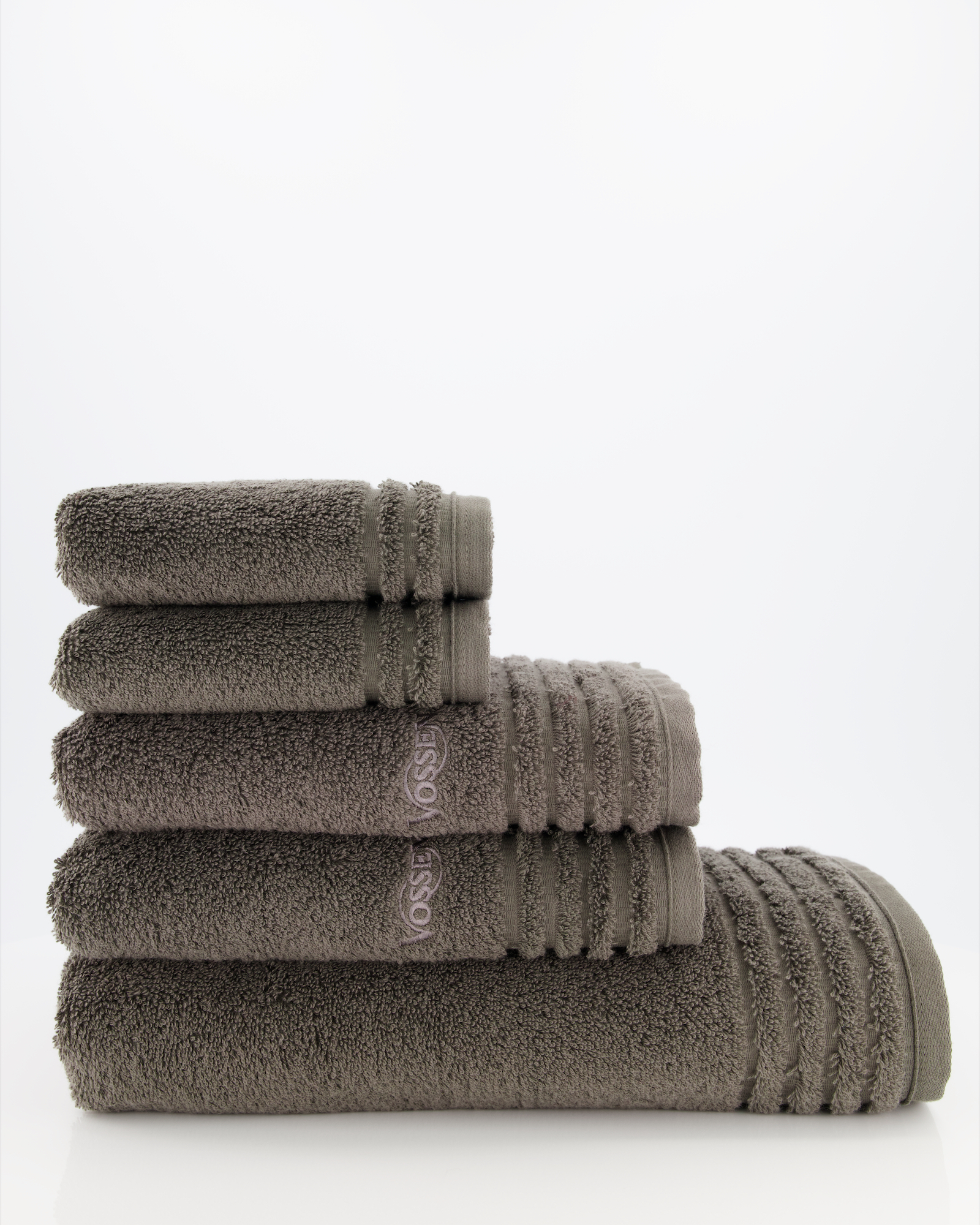 Vossen Handtücher Vienna Style Supersoft slate grey - 7420 - Waschhandschuh 16x22 cm