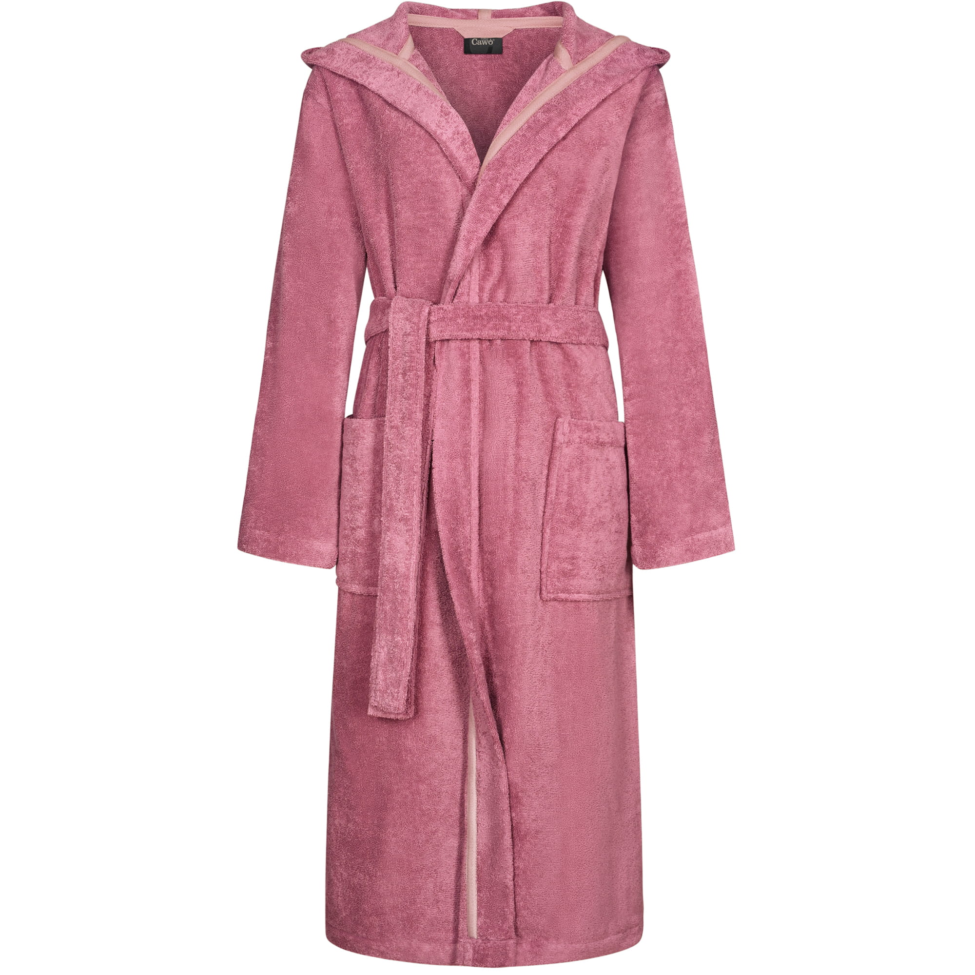 Cawö Home Bademäntel Damen Kapuze Luxury Basics Kapuze 827 blush - 22