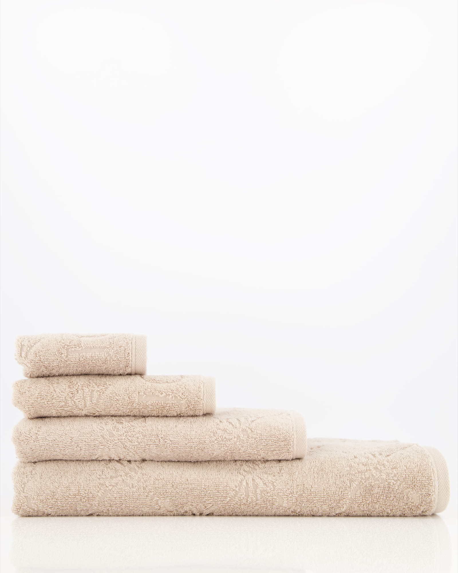 JOOP Uni Cornflower 1670 - Farbe: sand - 375 - Saunatuch 80x200 cm