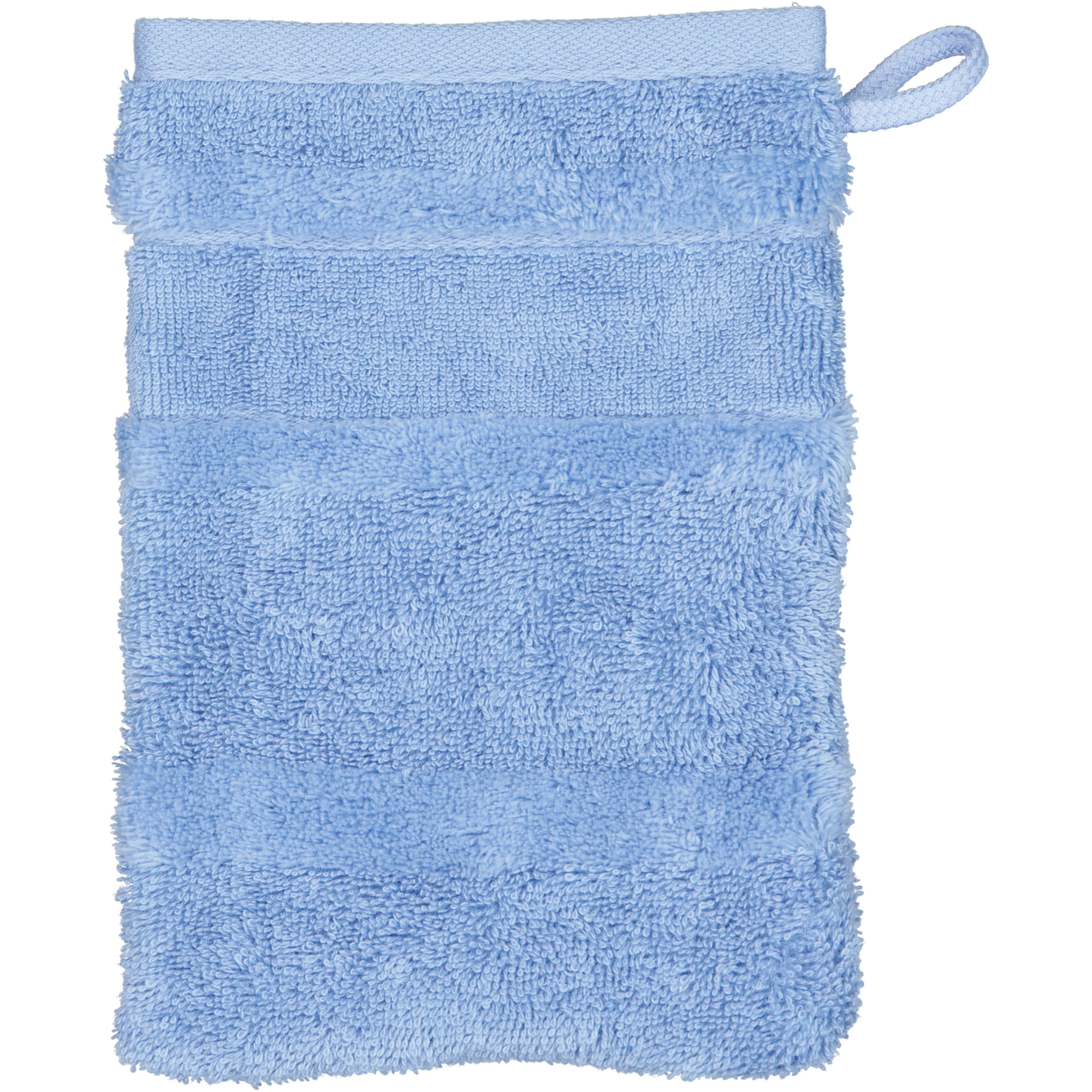 Cawö - Noblesse2 1002 - Farbe: sky - 138 - Waschhandschuh 16x22 cm