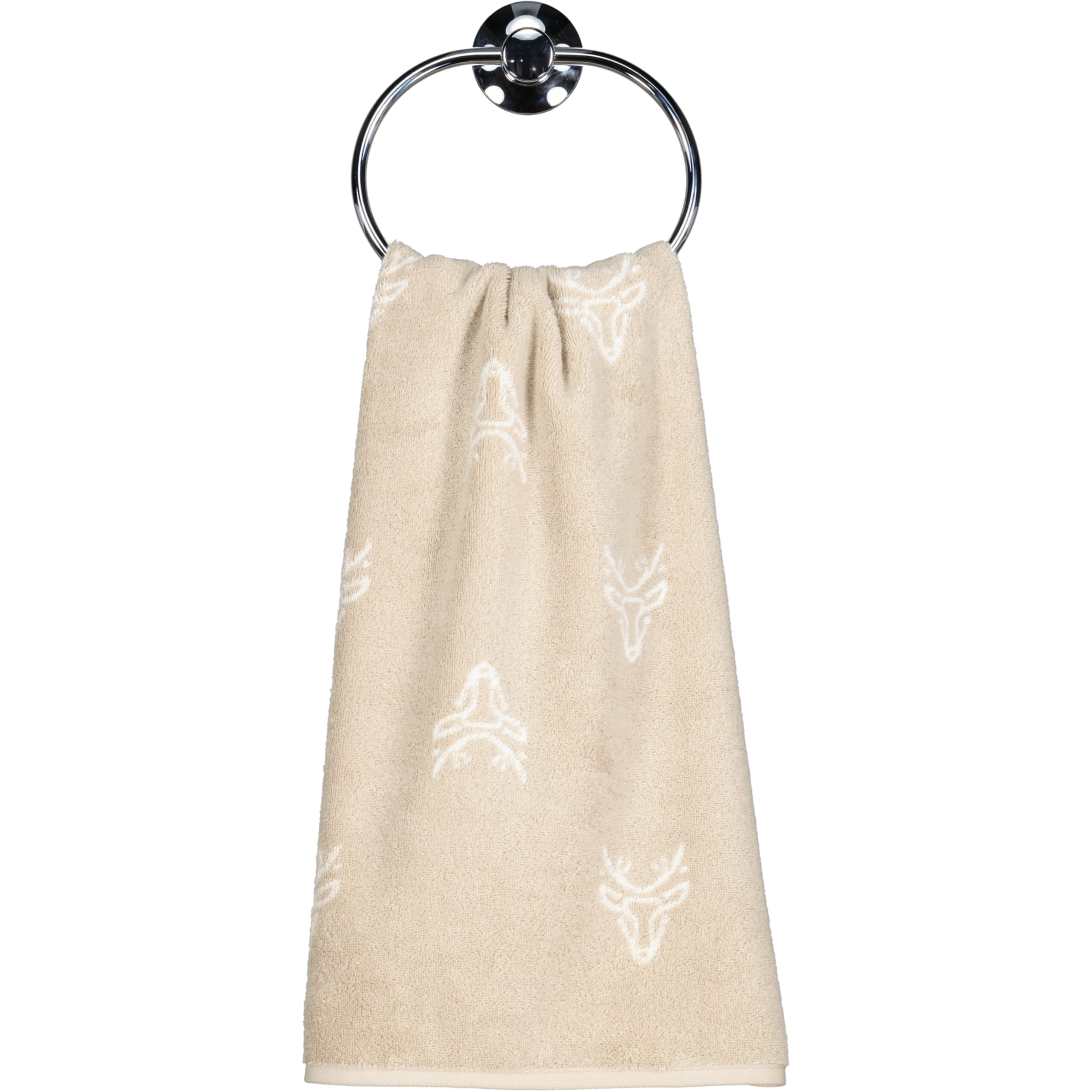 Cawö Handtücher Alpenchic Edition Allover 6229 natur - 33 - Handtuch 50x100 cm