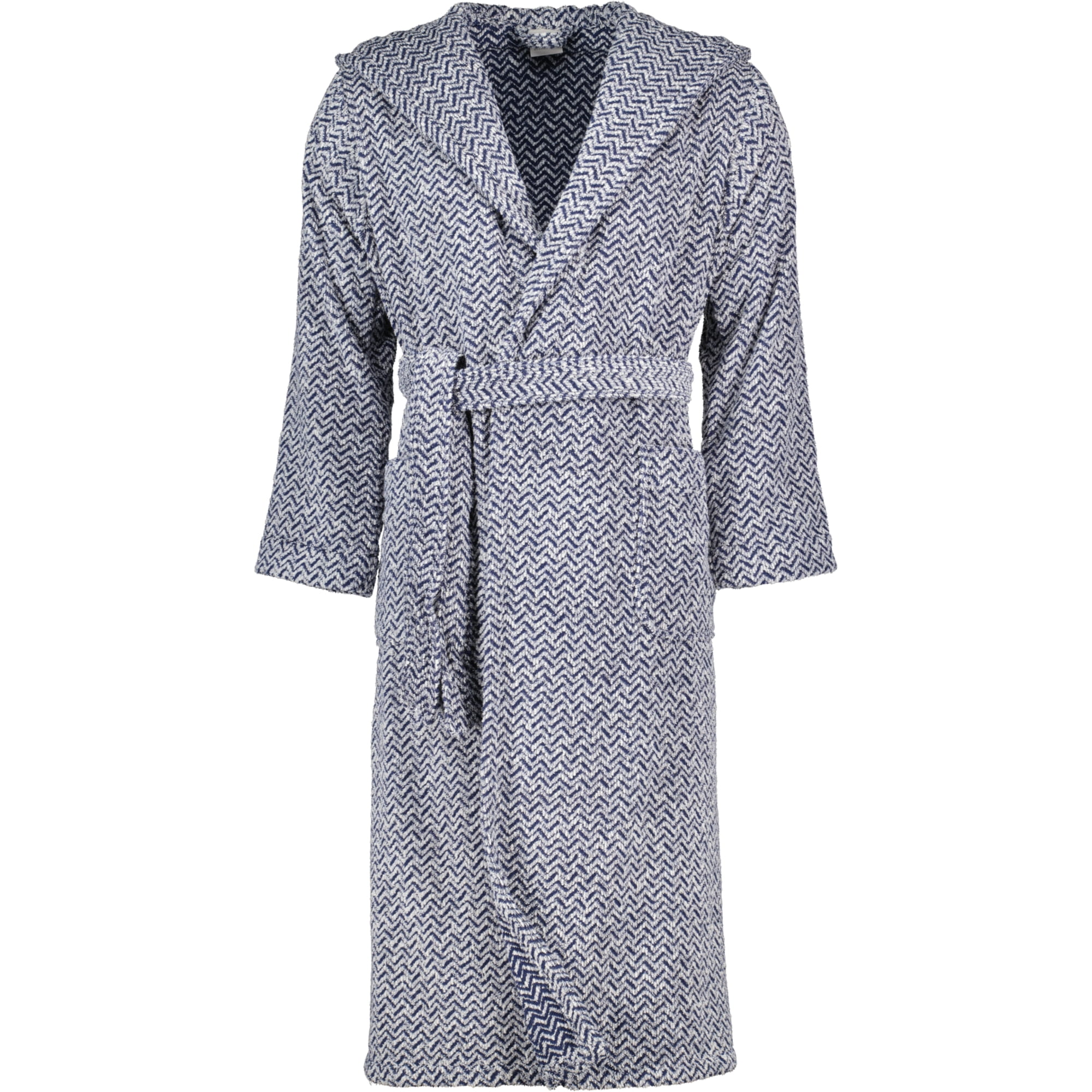 Möve unisex Kapuze Brooklyn Fischgrat nature/deep sea - 042