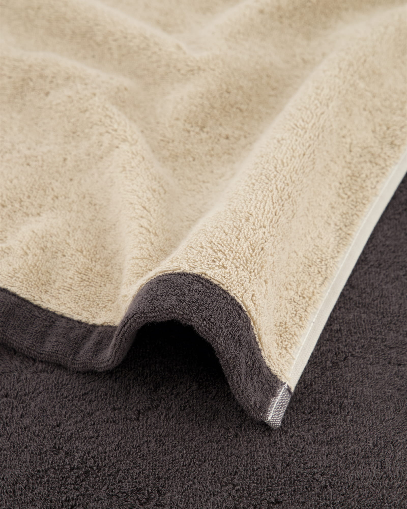 Cawö Handtücher Lifestyle Splash 7071 leinen/basalt - 37 - Seiflappen 30x30 cm
