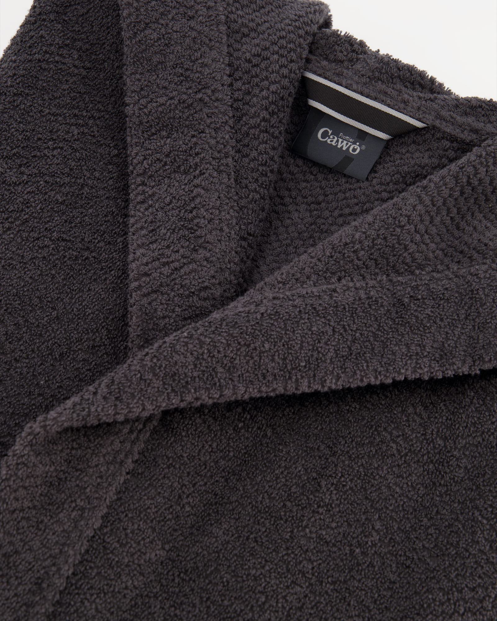 Cawö Bademäntel Herren Kapuze Pure 5623 basalt - 740