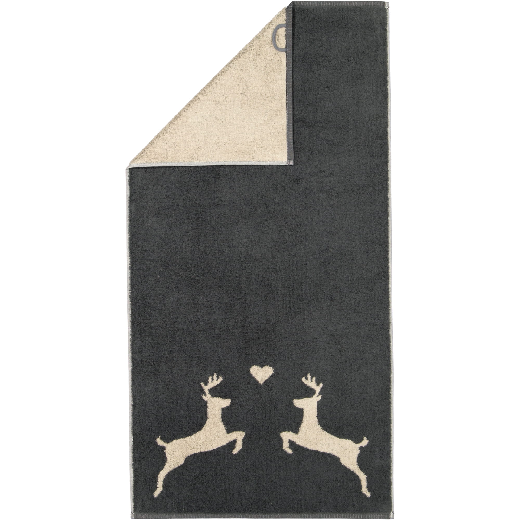 Cawö Handtücher Alpenchic Edition Hirsche 6228 granit - 73