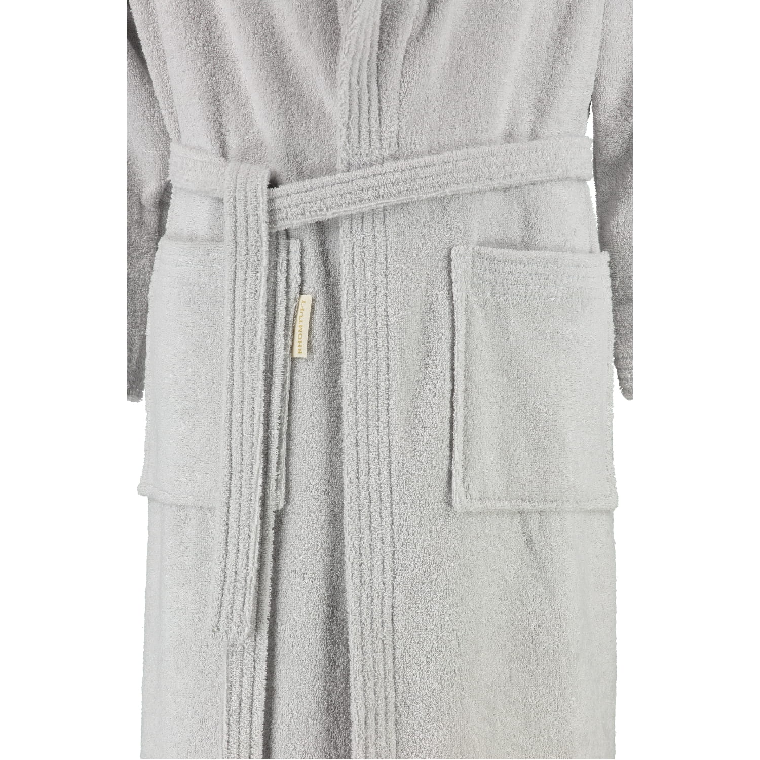 Rhomtuft - Bademantel Sir & Lady - Unisex - Farbe: perlgrau - 11