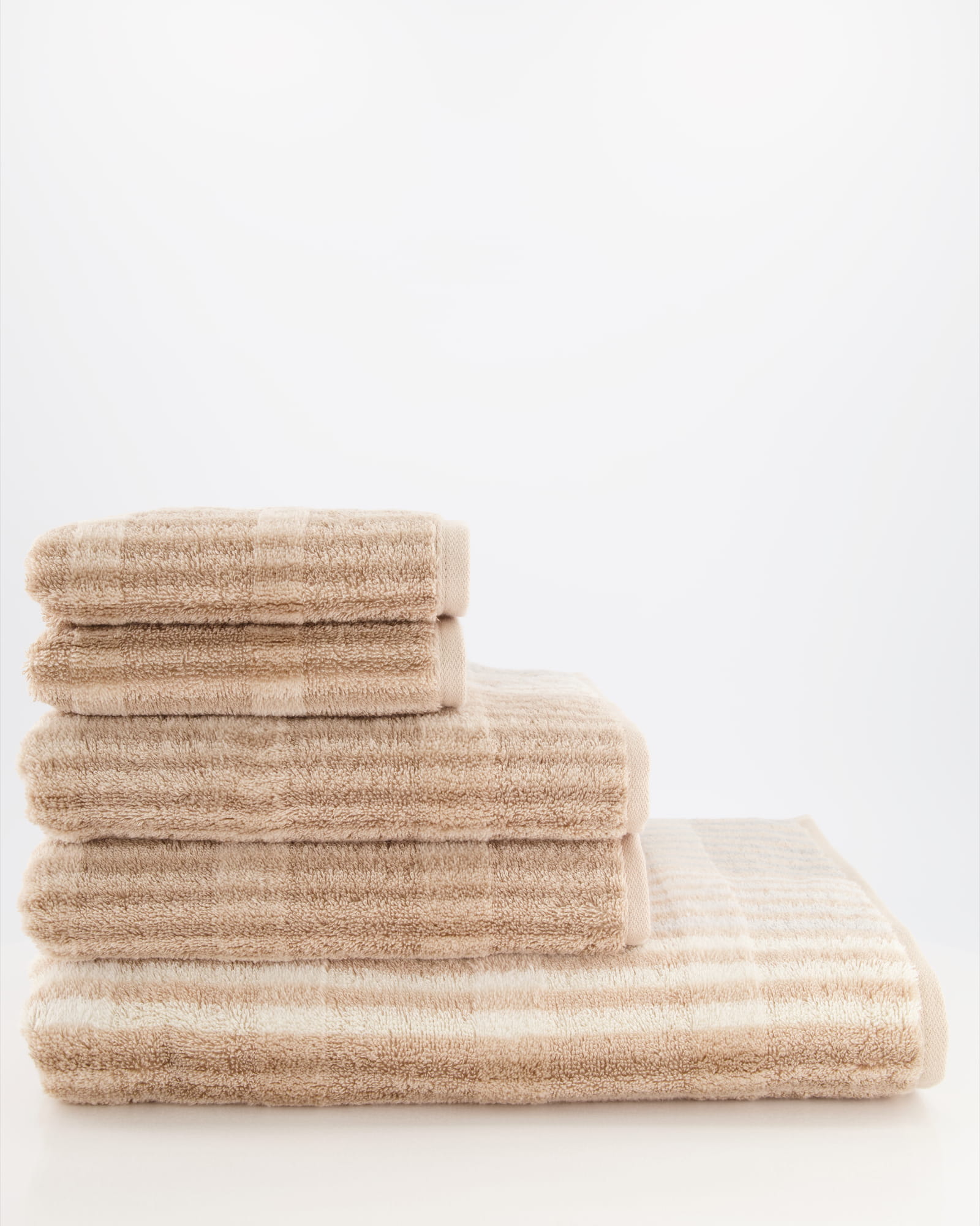 Cawö - Noblesse Cashmere Streifen 1056 - Farbe: sand - 33