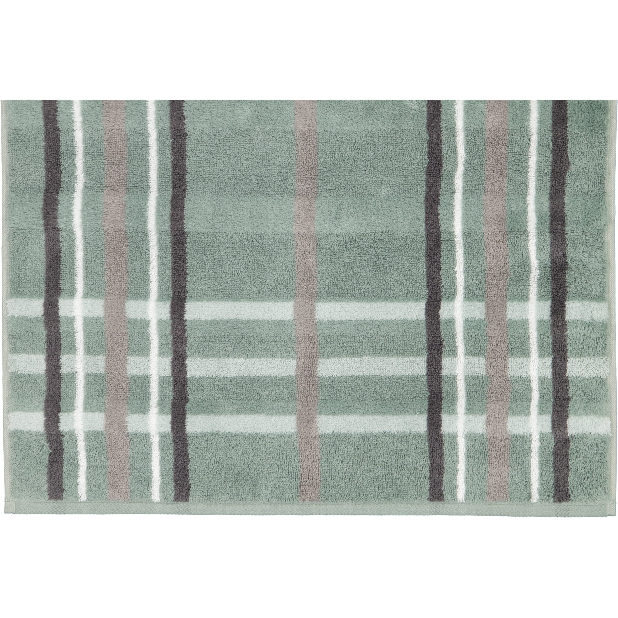 Cawö Handtücher Noblesse Check 1089 nordic green - 44 - Handtuch 50x100 cm