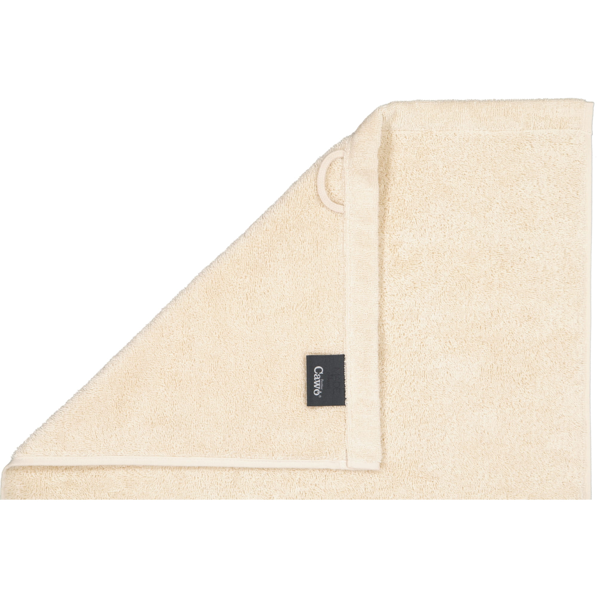 Cawö Handtücher Lifestyle Uni 7007 beige - 370 - Gästetuch 30x50 cm