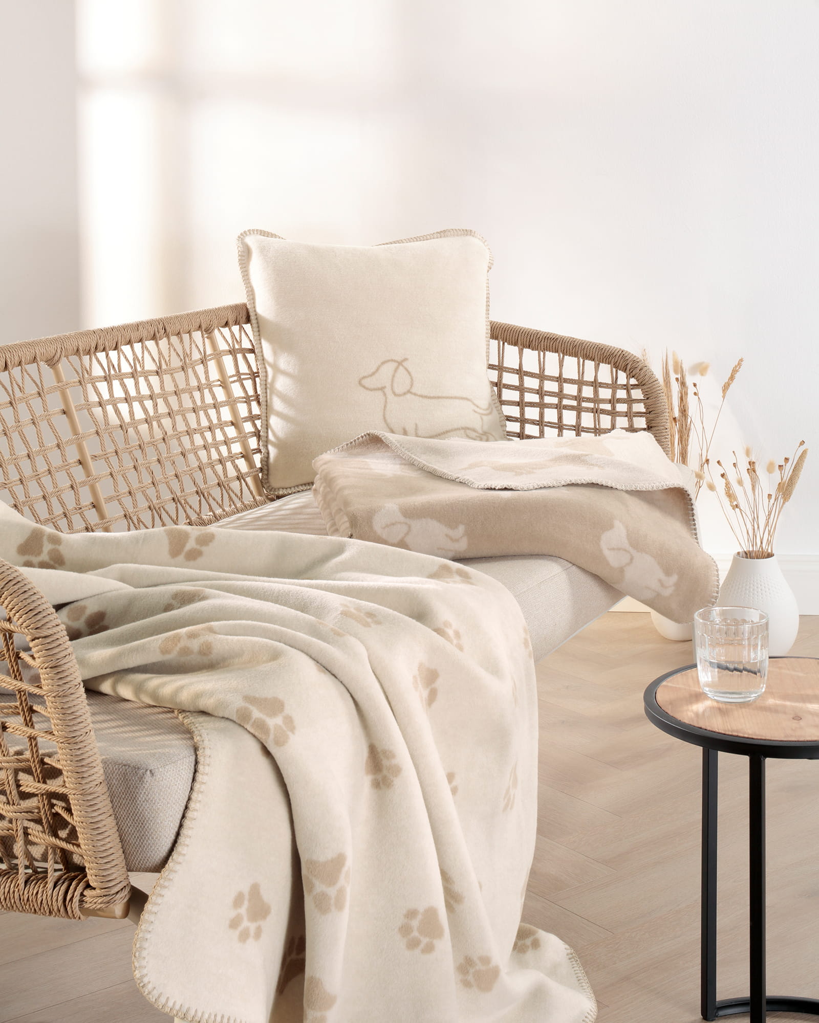 Cawö Badematten WE LOVE DOGS Companion 6248 natur/beige - 33 - 50x80 cm