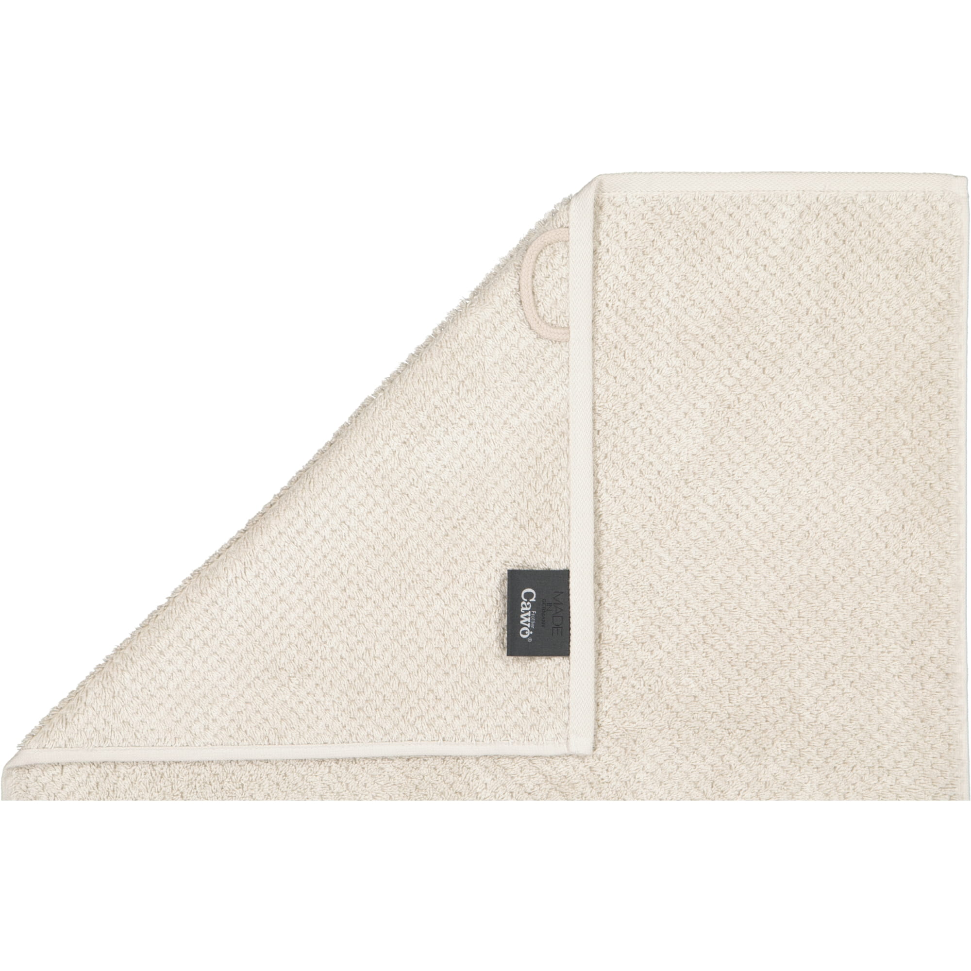 Cawö Handtücher Pure 6500 - Farbe: kreide - 730 - Waschhandschuh 16x22 cm
