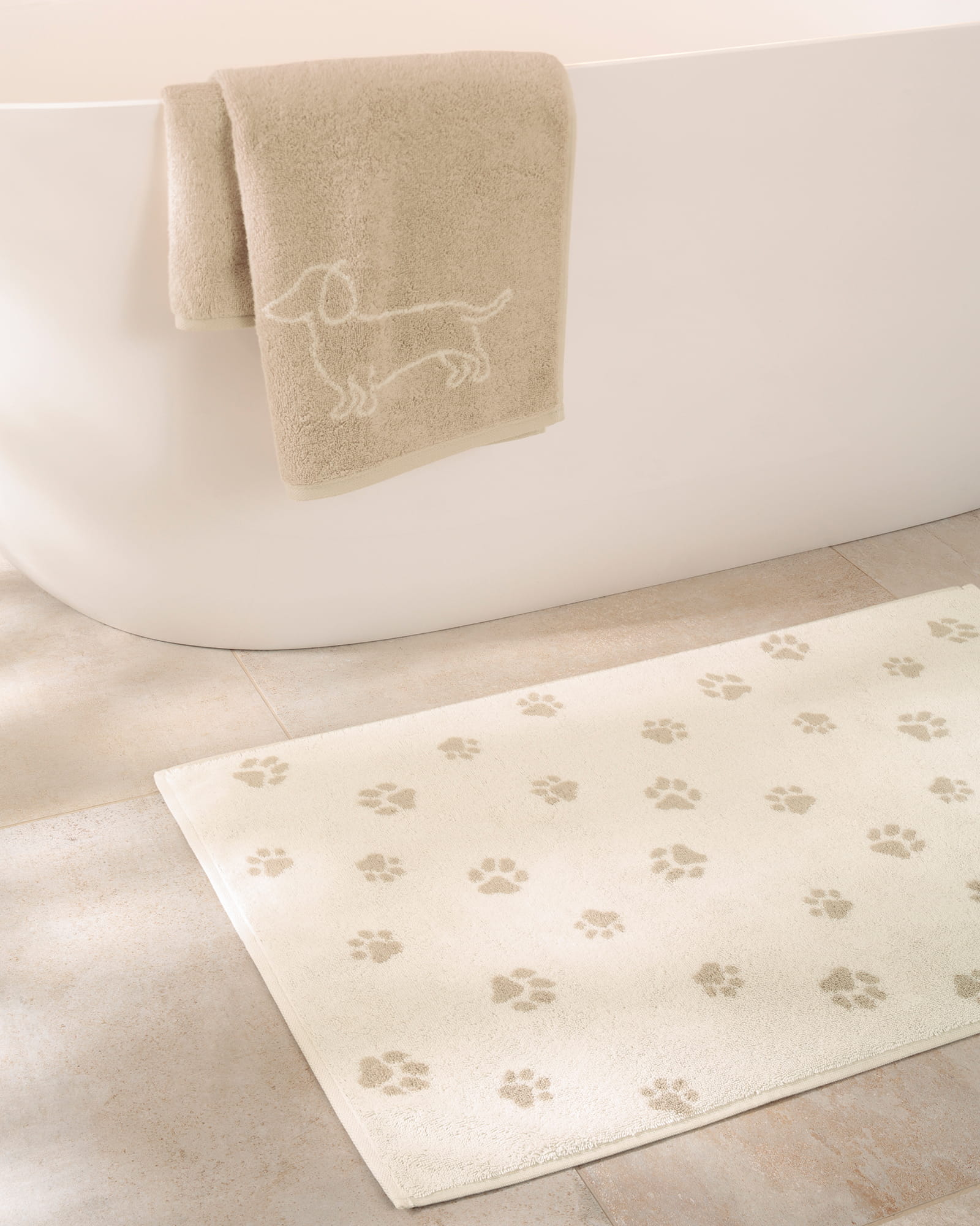 Cawö Home Geschirrtücher Cuisine WE LOVE DOGS 6246 schwarz/beige - 93 - 50x70 cm