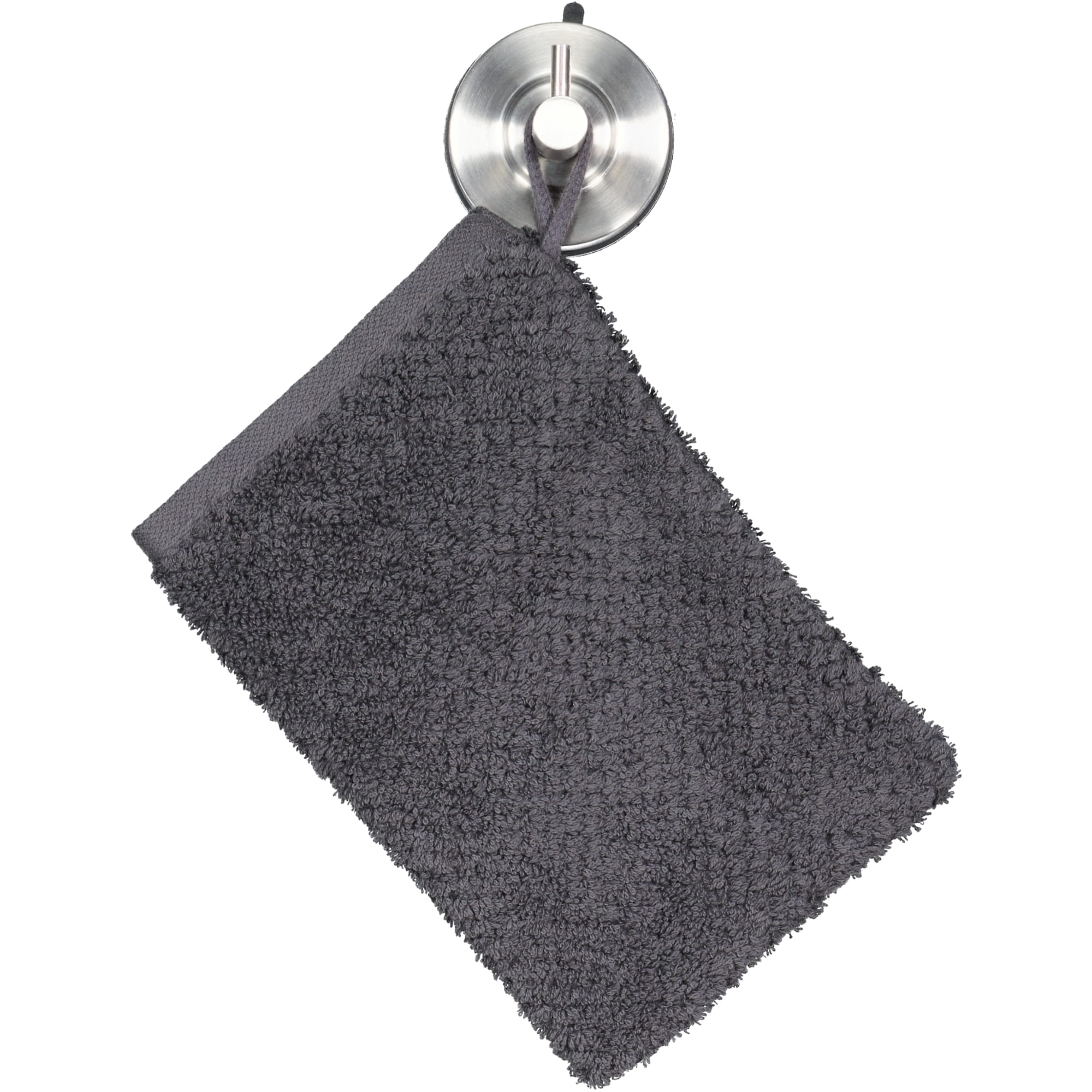 Cawö Handtücher Pure 6500 basalt - 740 - Waschhandschuh 16x22 cm