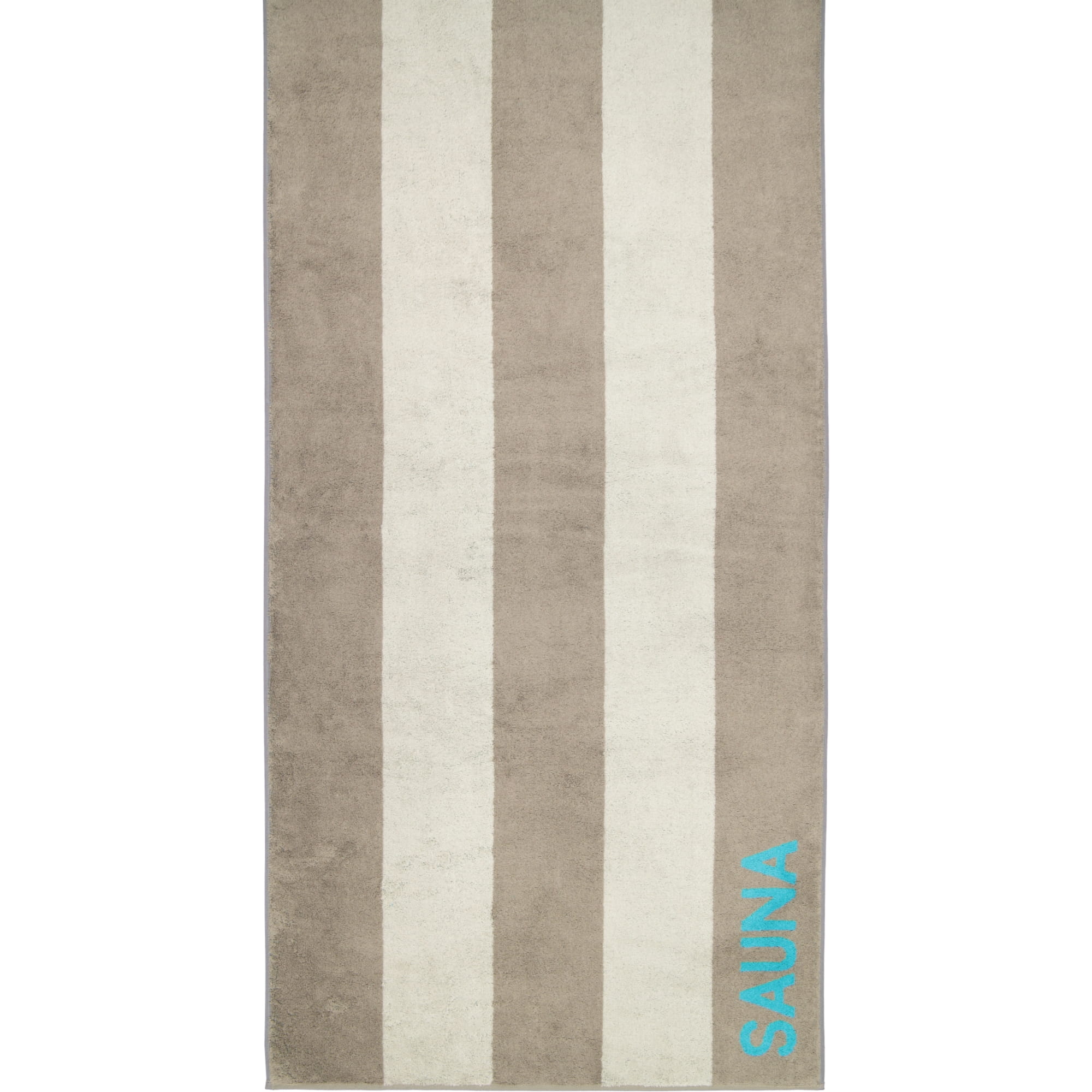 Cawö - Saunatuch 599 - 80x200 cm - Farbe: graphit/türkis - 34