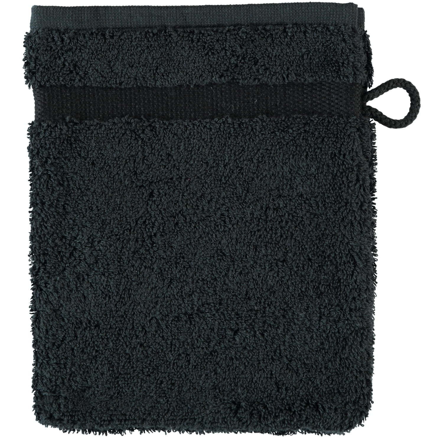 Rhomtuft - Handtücher Princess - Farbe: schwarz - 15 - Waschhandschuh 16x22 cm