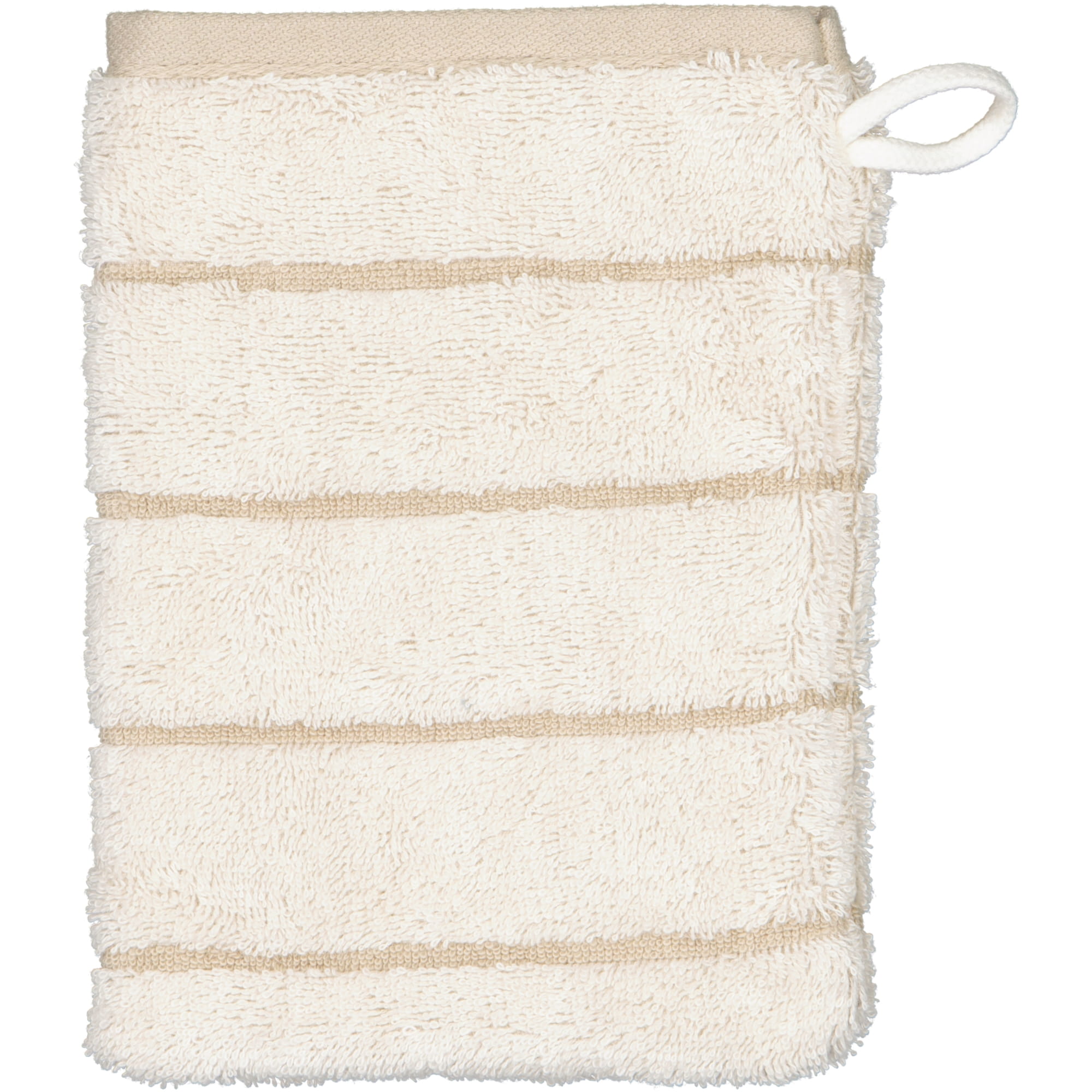 Cawö Handtücher Balance Doubleface 6232 natur - 33 - Waschhandschuh 16x22 cm