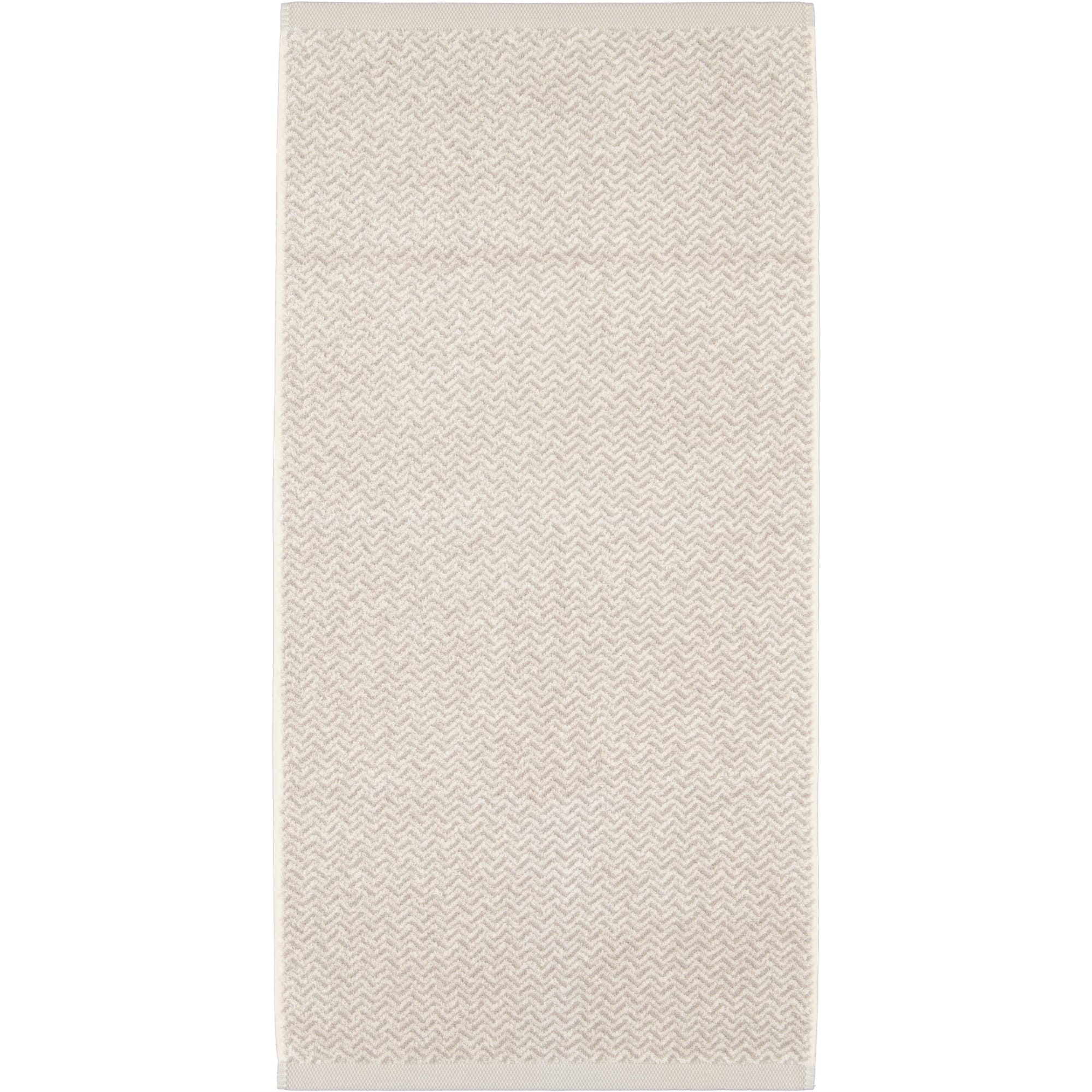 Möve - Brooklyn Fischgrat - Farbe:  nature/cashmere - 071 (1-0567/8970) - Handtuch 50x100 cm