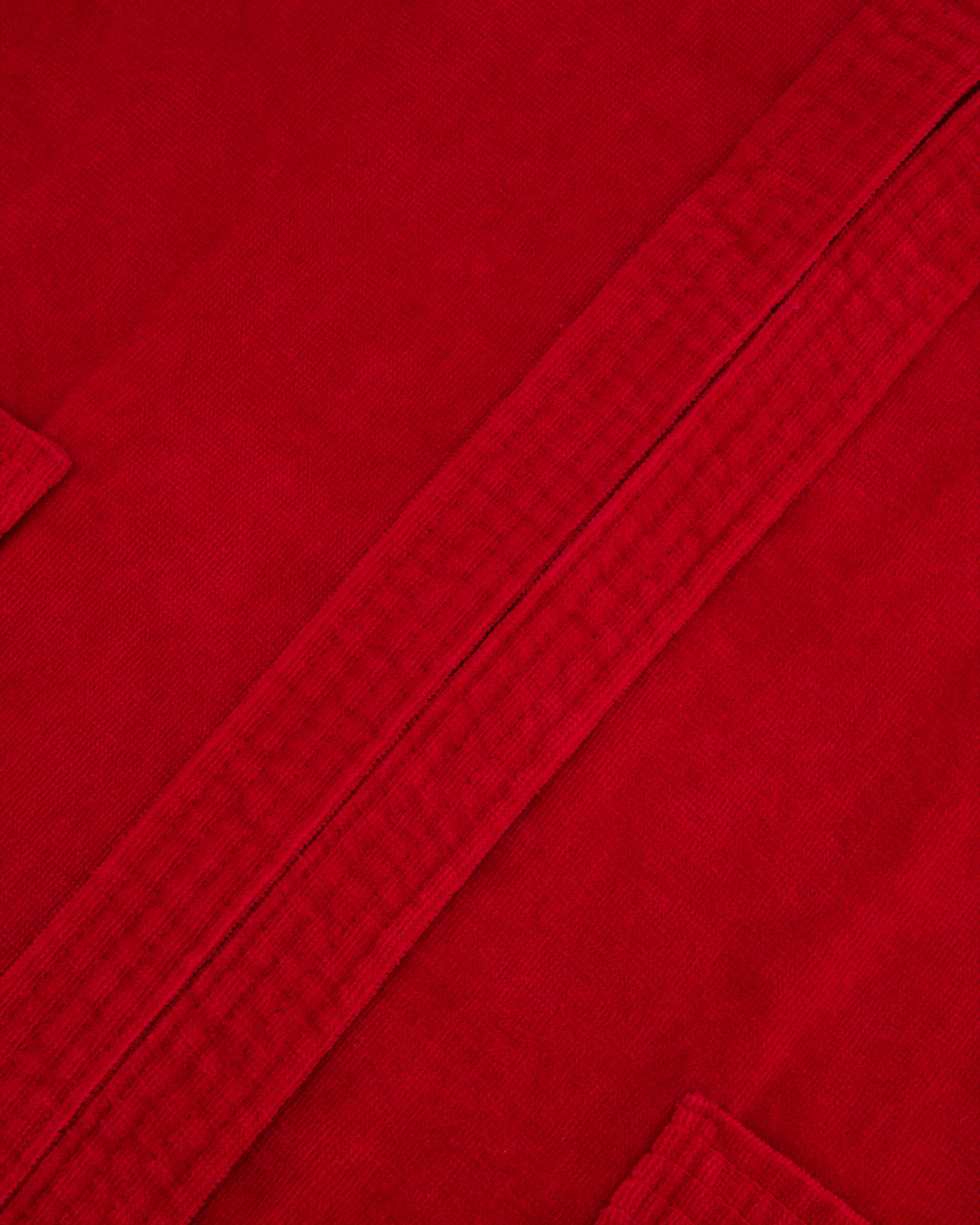 Vossen Bademäntel unisex Kurzmantel mit Kapuze Texas rubin - 3900