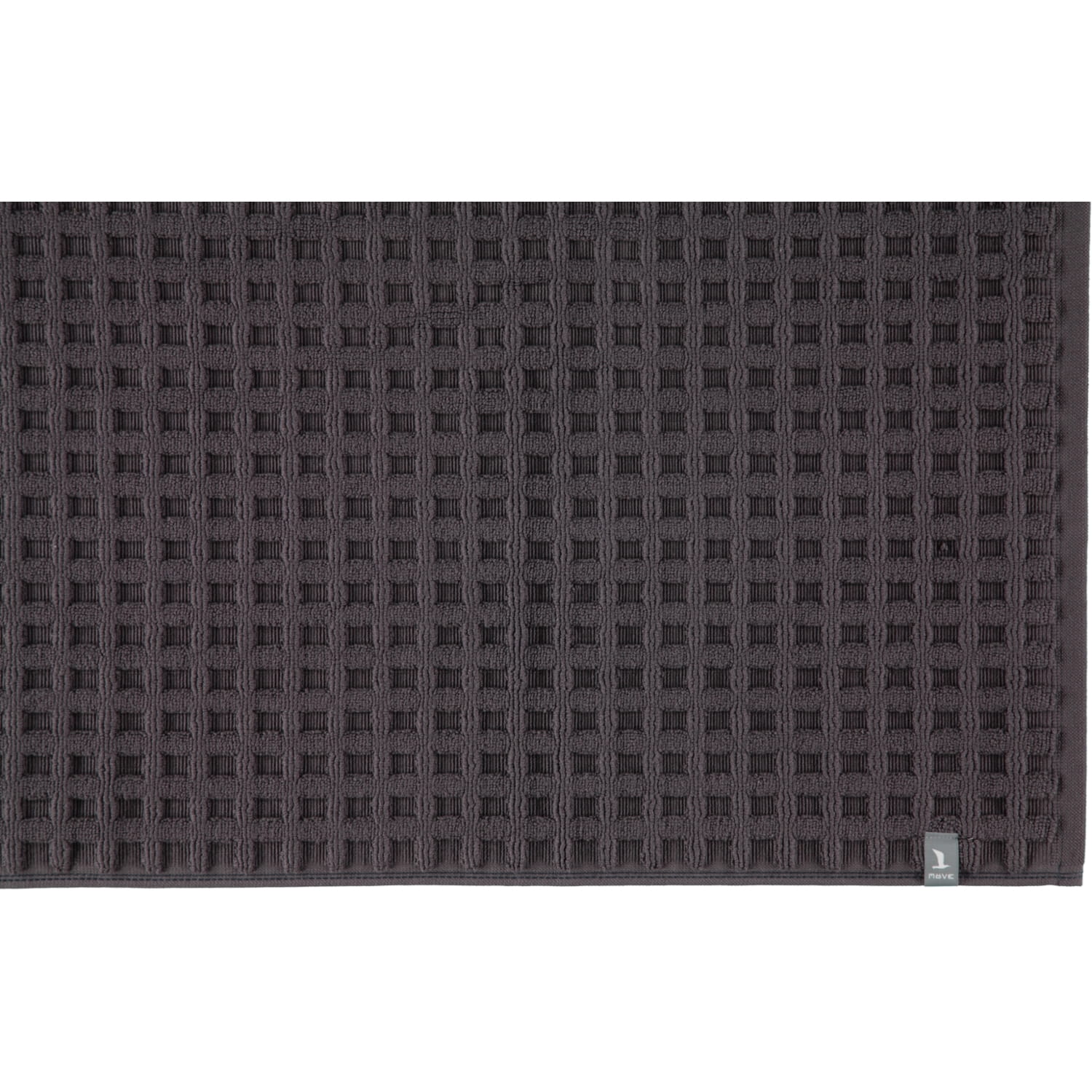Möve Badteppich - Piquee - Größe: 60x100 cm - Farbe: graphite - 843 (1-0798/8127)