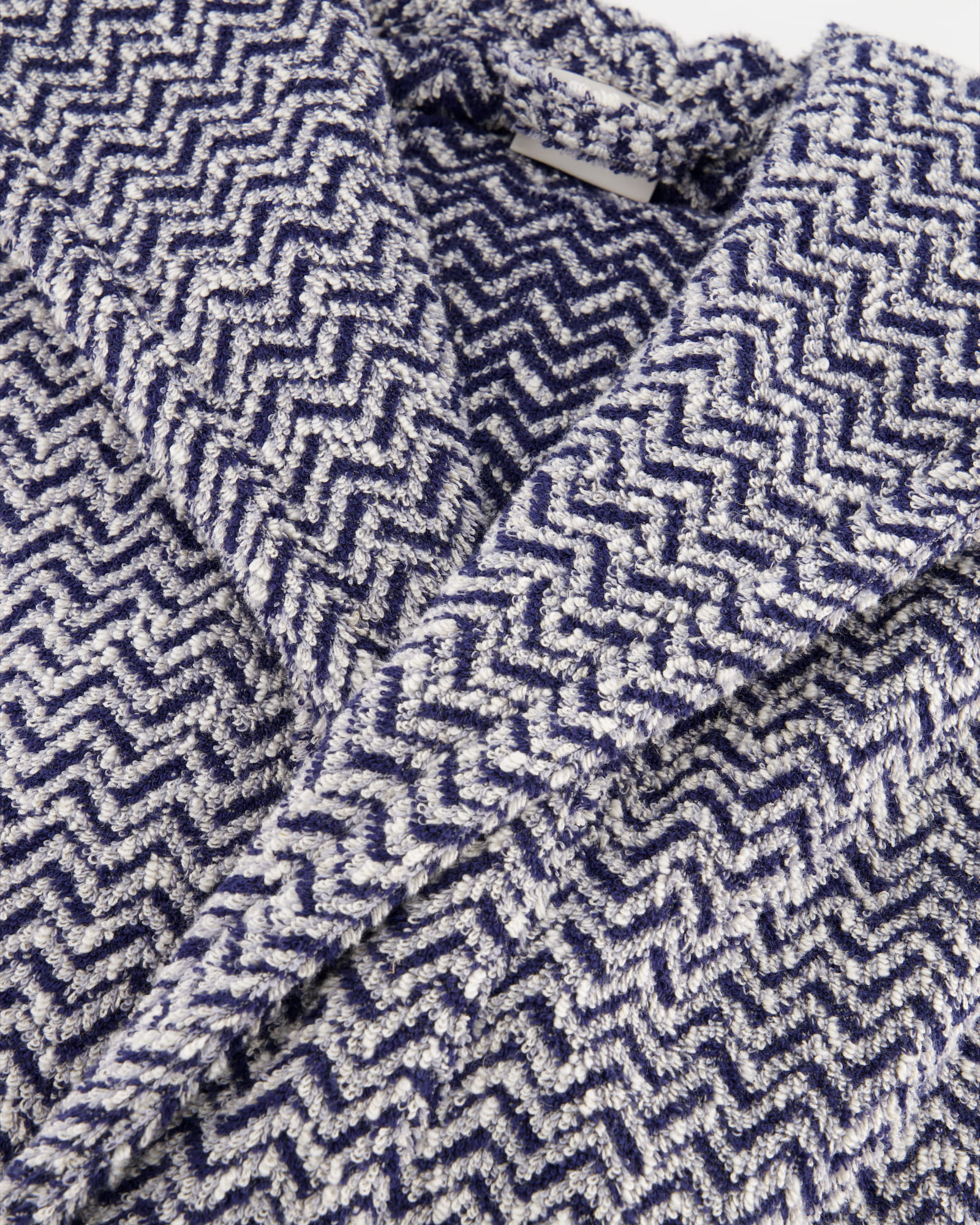 Möve unisex Kapuze Brooklyn Fischgrat nature/deep sea - 042