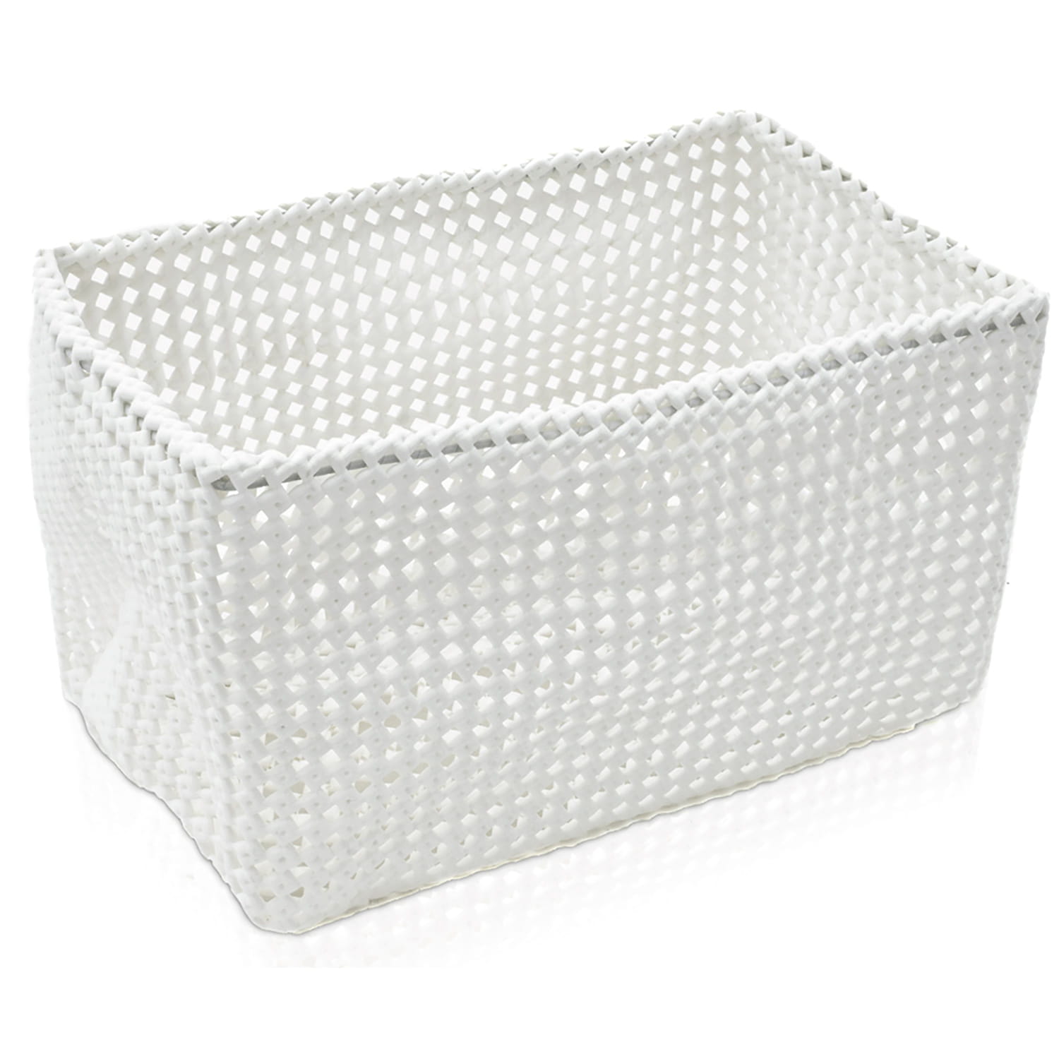 Möve Tube Korb rechteckig klein - formbar - Farbe: off white - 002 (4-0271)