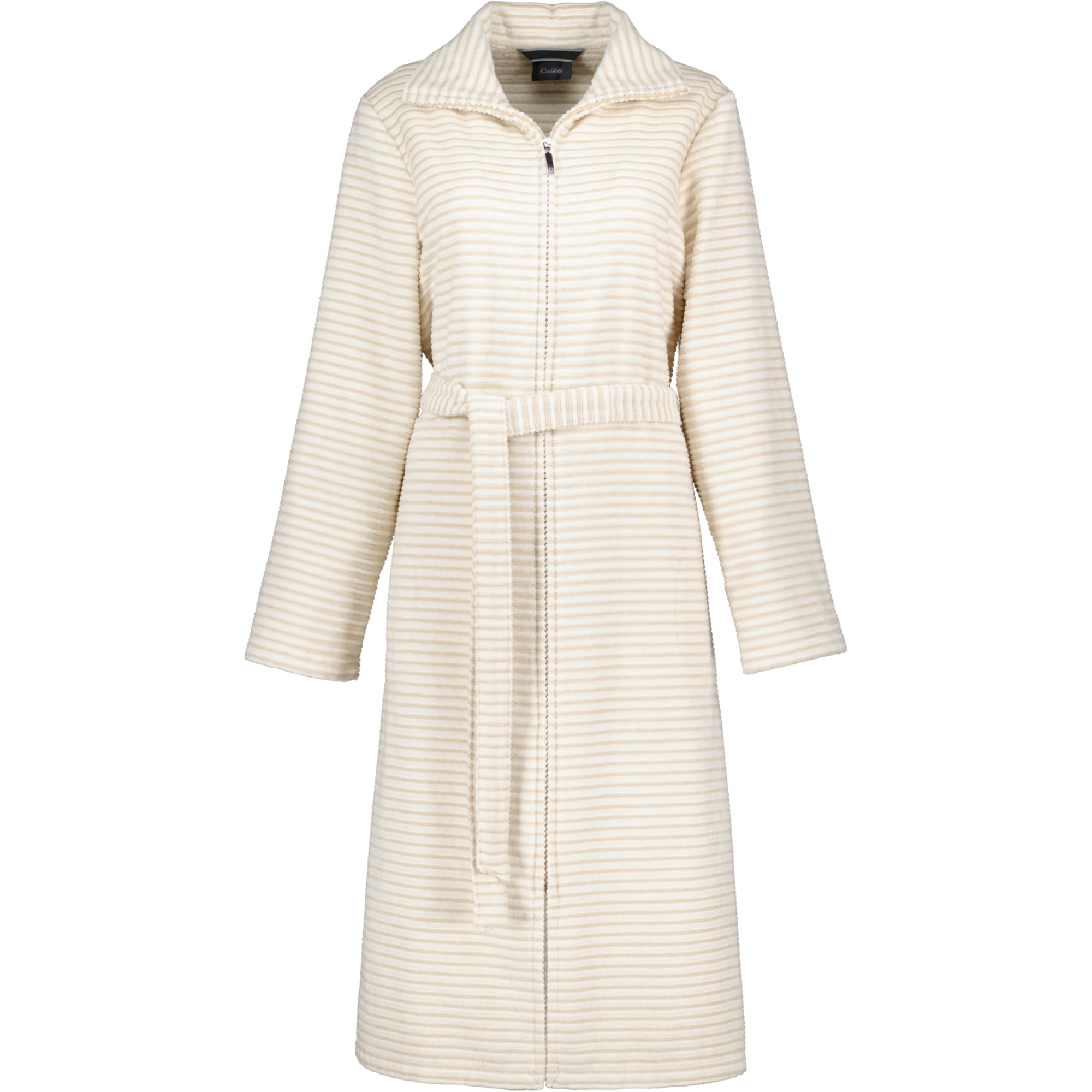Cawö Bademäntel Damen Reißverschluss Zipper 5317 beige - 33