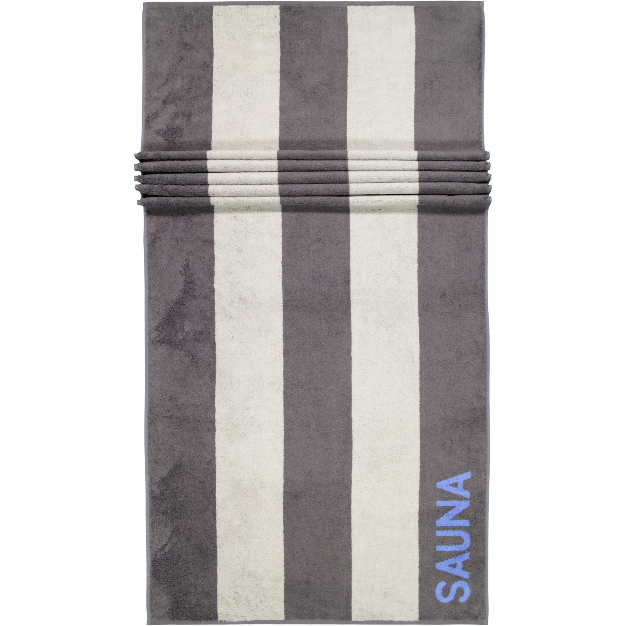 Cawö - Saunatuch 599 - 80x200 cm - Farbe: anthrazit/grau - 71