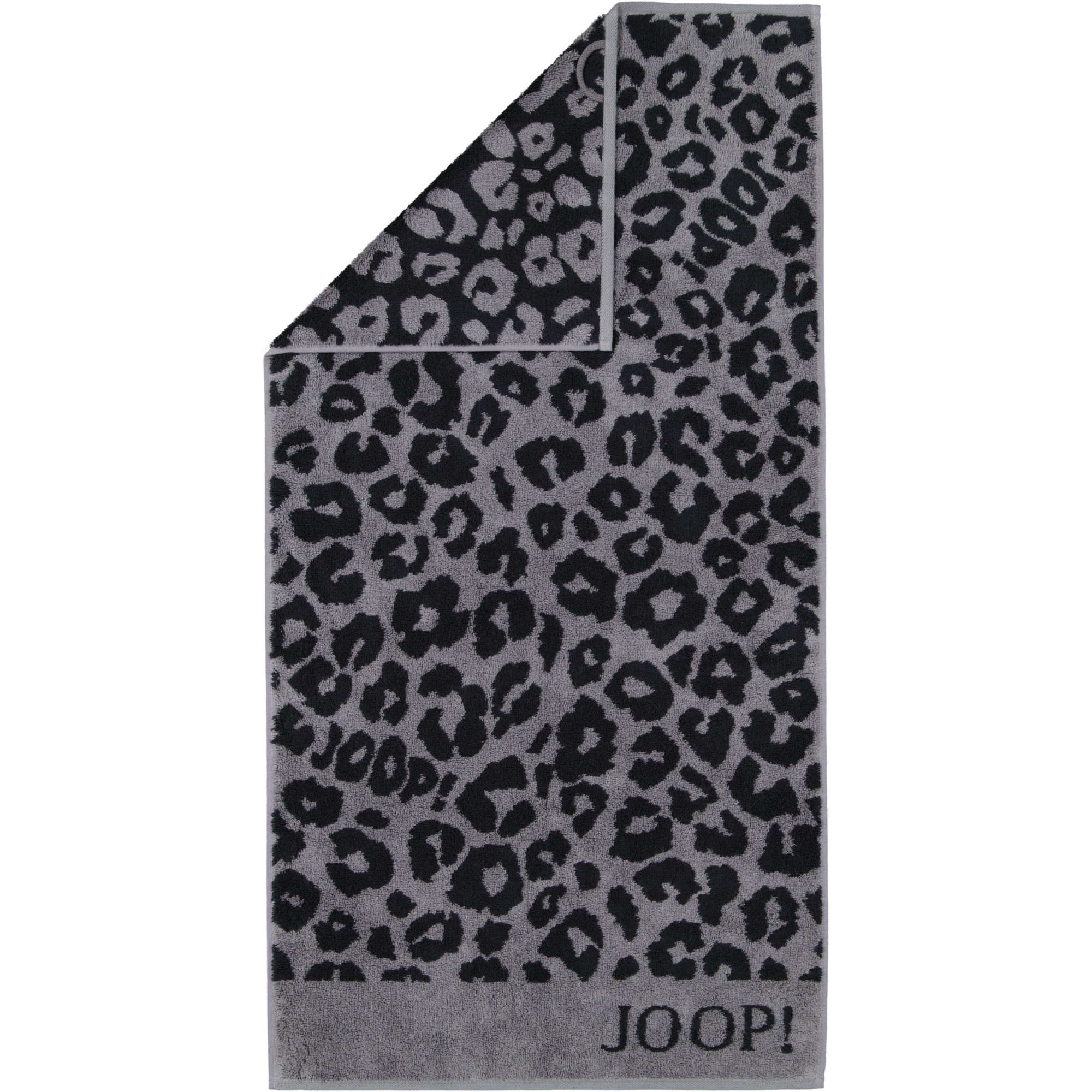 JOOP! Handtücher Leo Allover 1707 graphit - 90 - Handtuch 50x100 cm