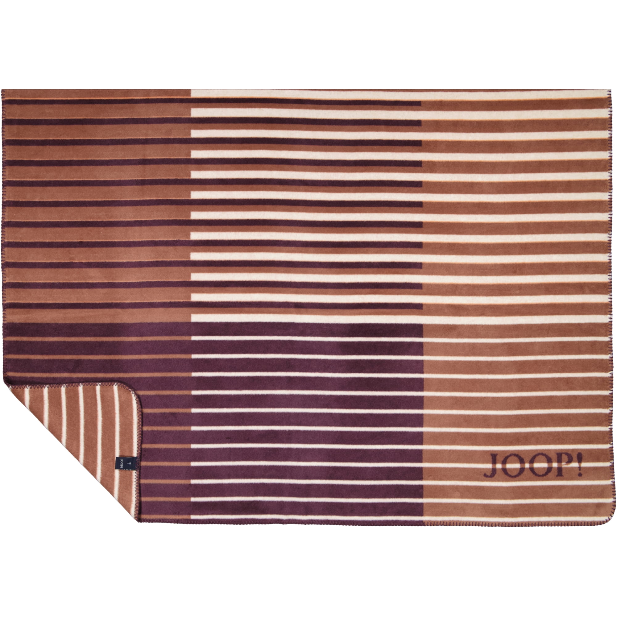 JOOP! Wohndecken Divided Karamell - 150x200 cm
