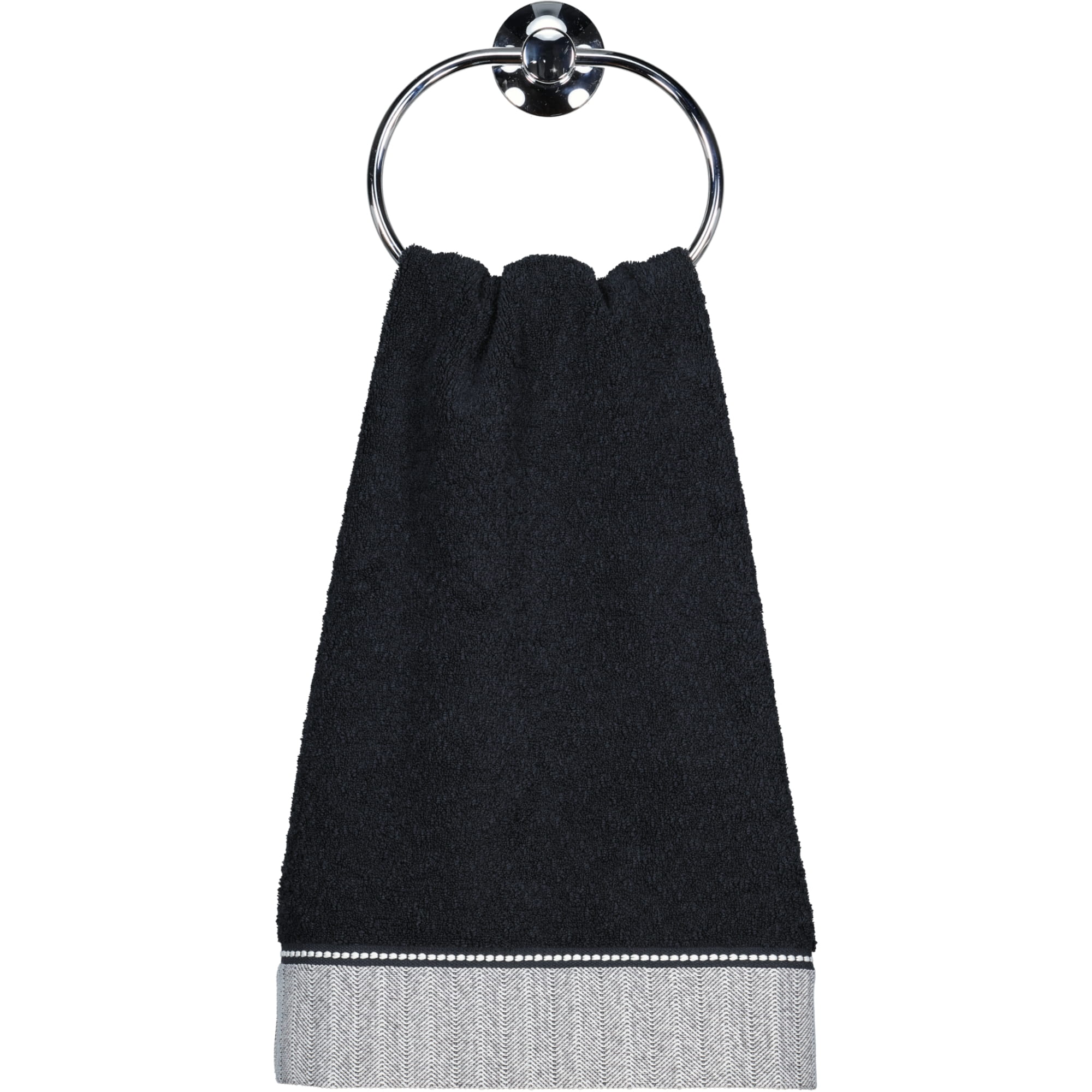 Möve Brooklyn Uni - Farbe:  black - 199 (1-0669/8970) - Handtuch 50x100 cm