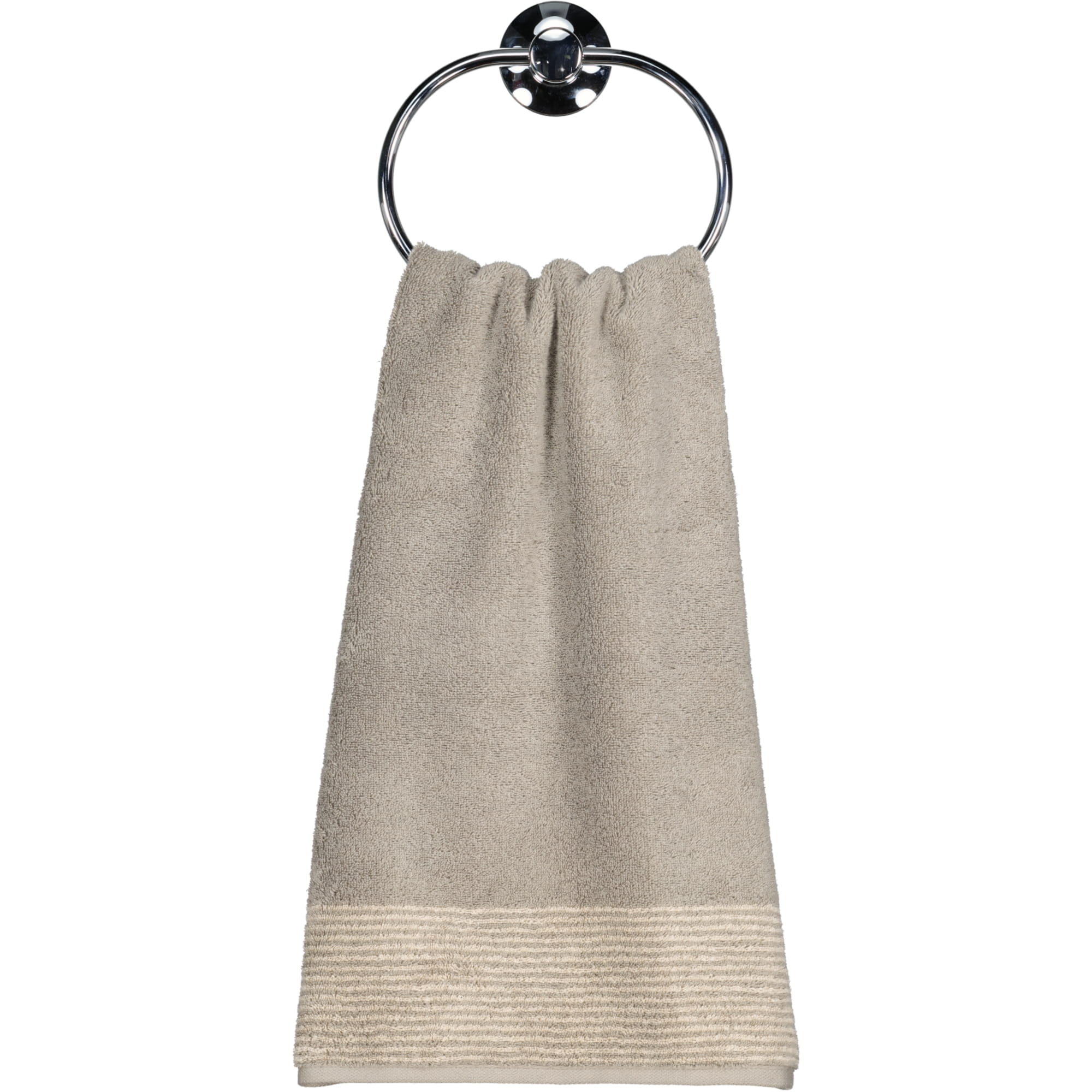Cawö - Luxury Home Two-Tone 590 - Farbe: graphit - 70 - Handtuch 50x100 cm