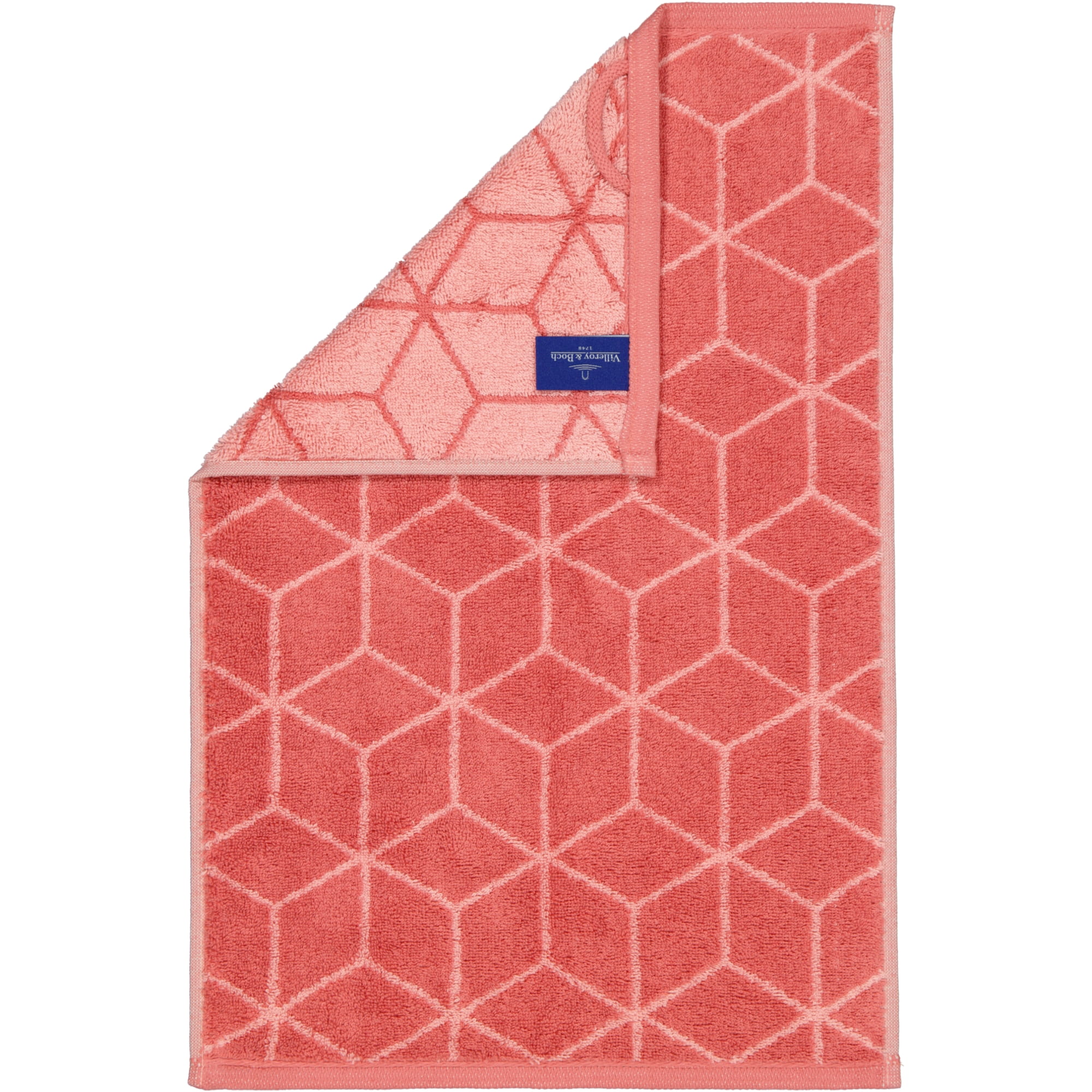 Villeroy & Boch Handtücher Coordinates Carré 2557 coral - 22 - Gästetuch 30x50 cm