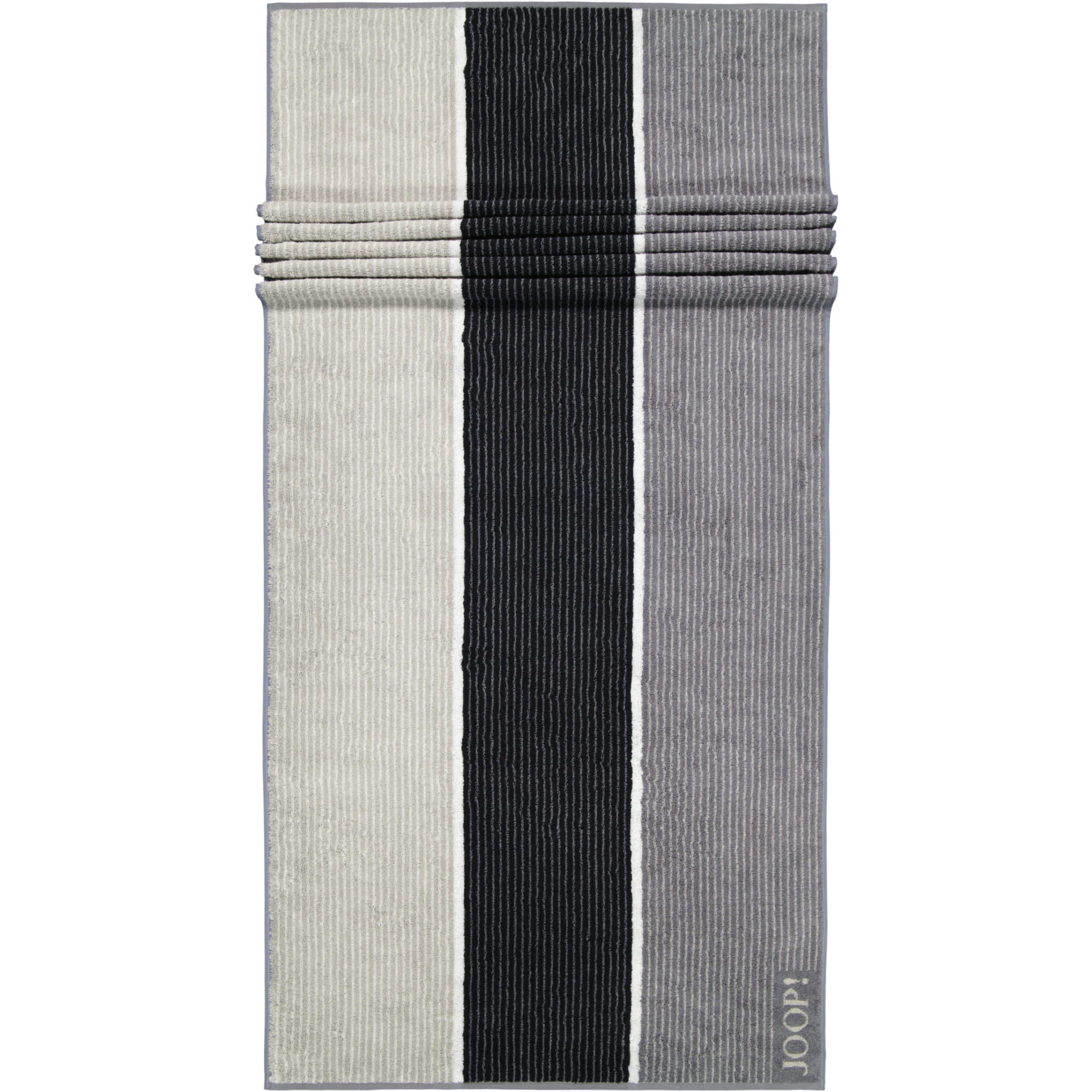 JOOP! Signature Lines 1658 - Farbe: Schwarz - 97 - Saunatuch 80x200 cm