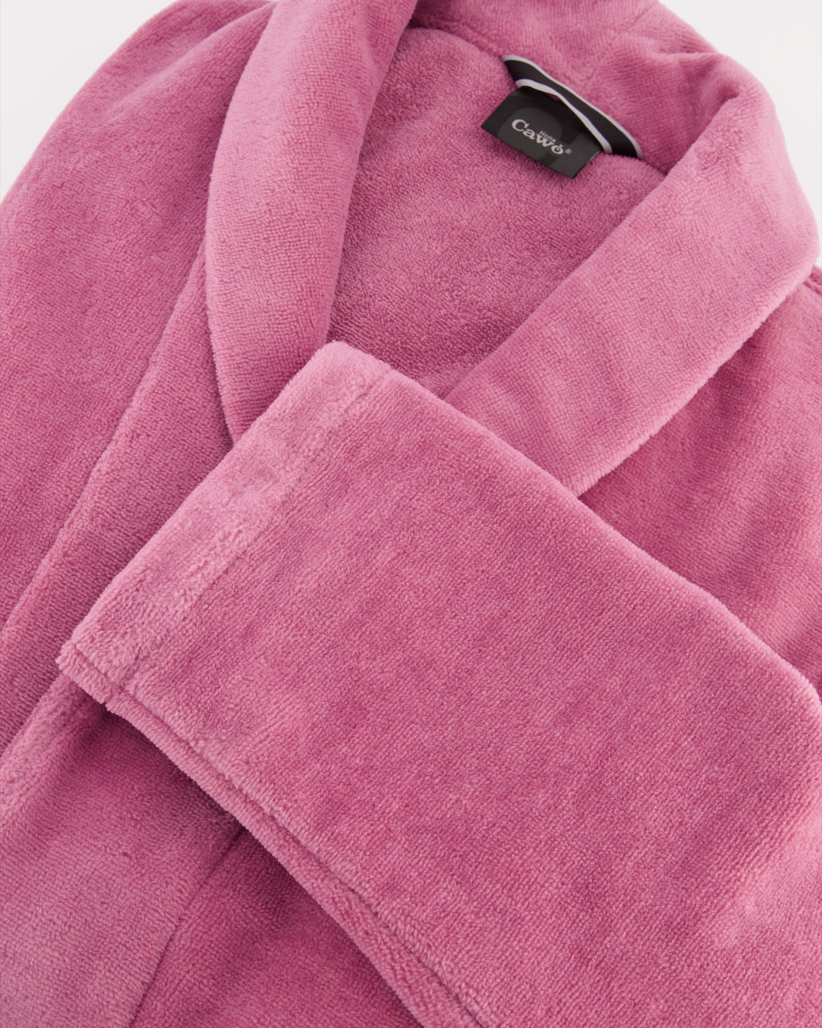 Cawö Home Damen Bademantel Schalkragen 836 - Farbe: blush - 22 - S
