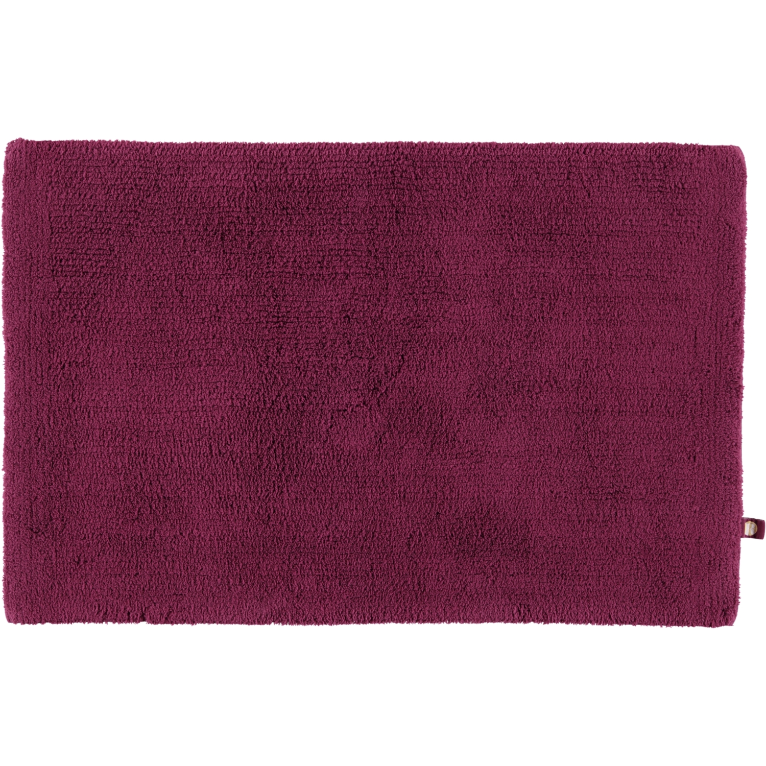 Rhomtuft - Badteppich Pur - Farbe: berry - 237 - 50x75 cm