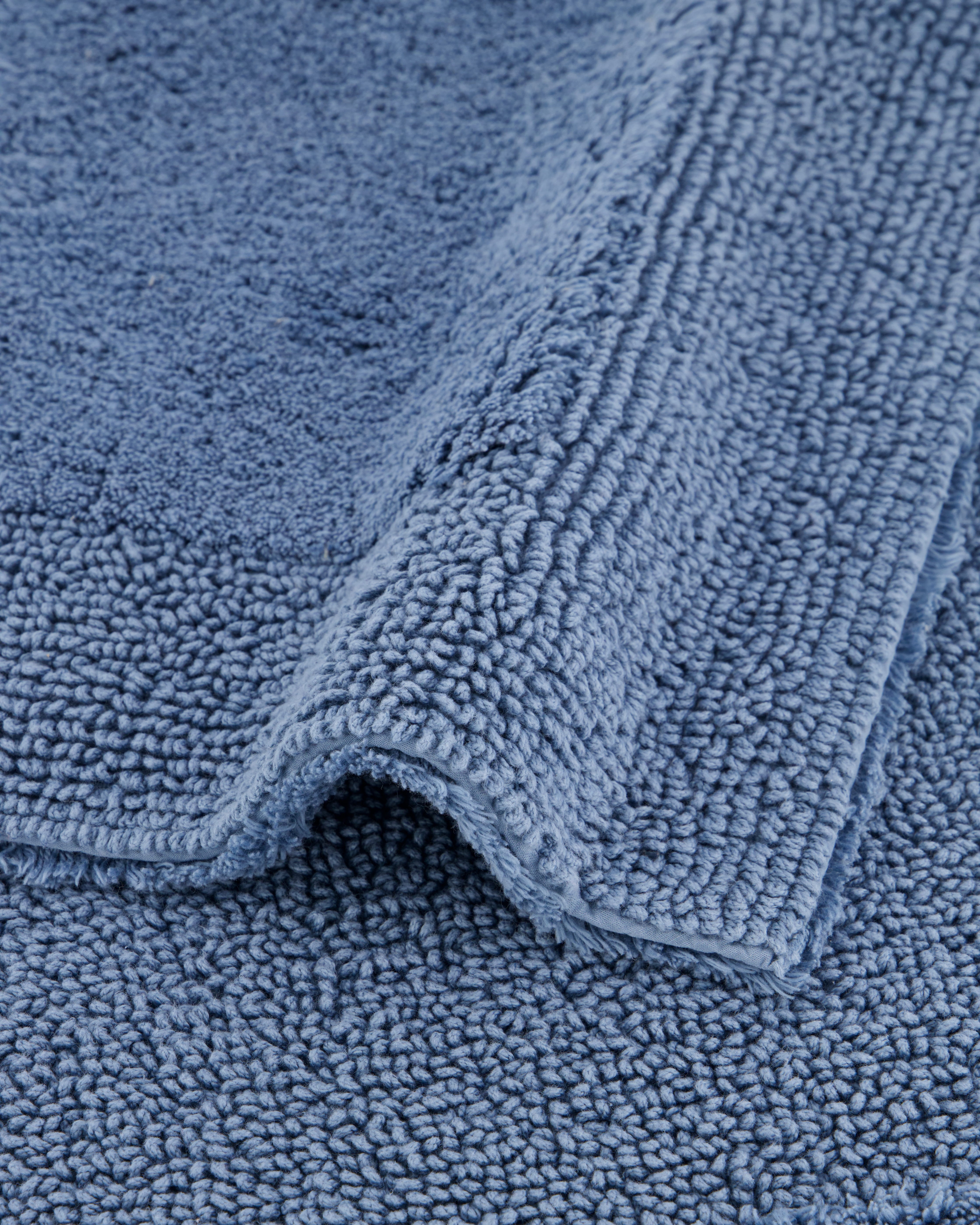 Möve Badteppiche Doubleface steel blue - 847 - 60x100 cm
